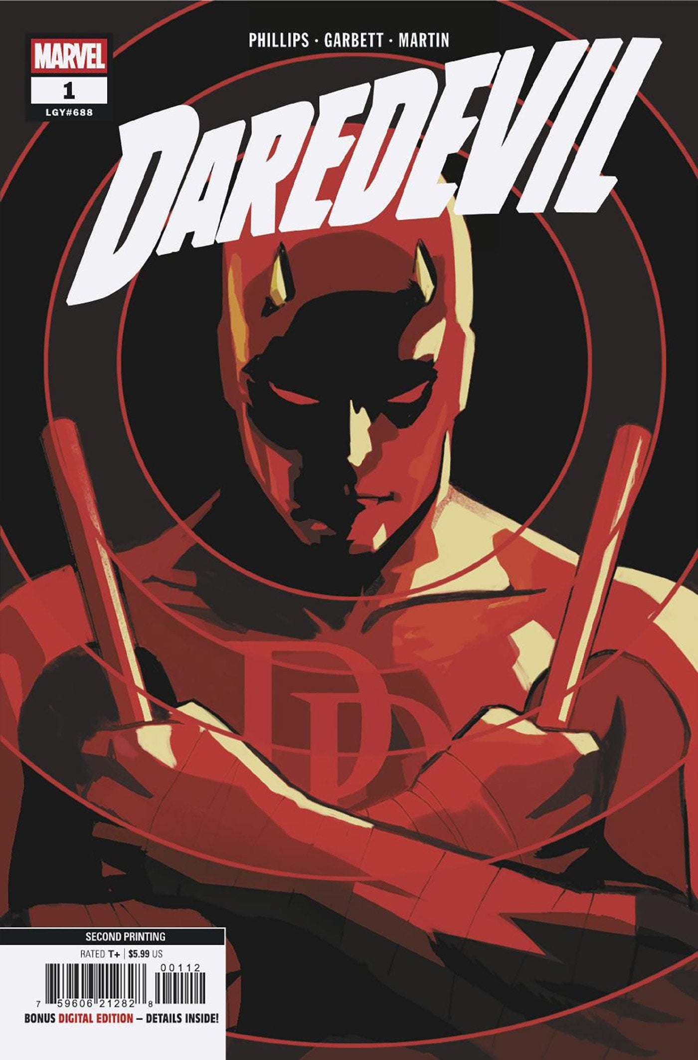 Daredevil #1 Lee Garbett 2nd Printing Variant | L.A. Mood Comics and Games