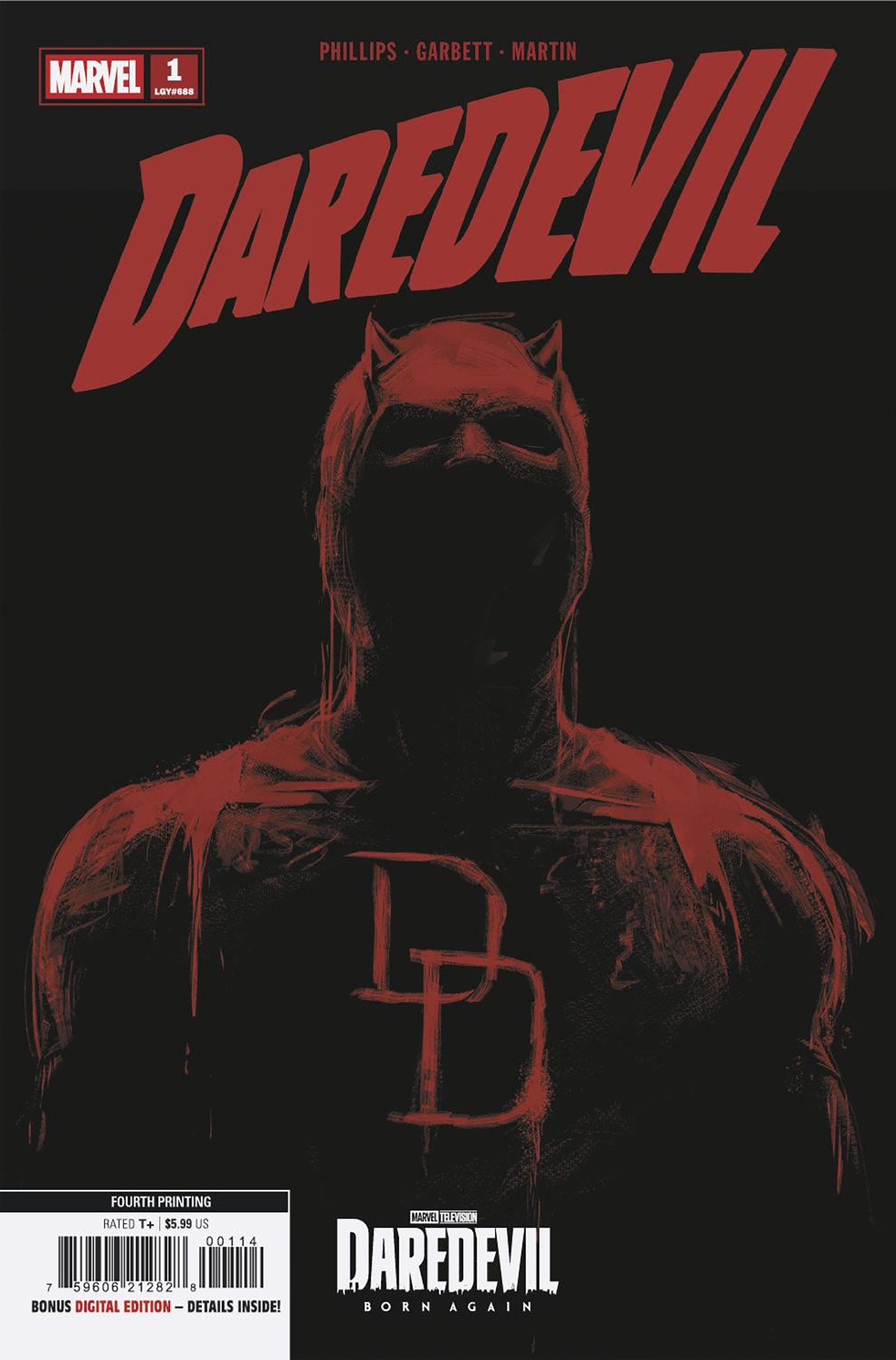 Daredevil #1 Marvel Television 4th Printing Variant | L.A. Mood Comics and Games