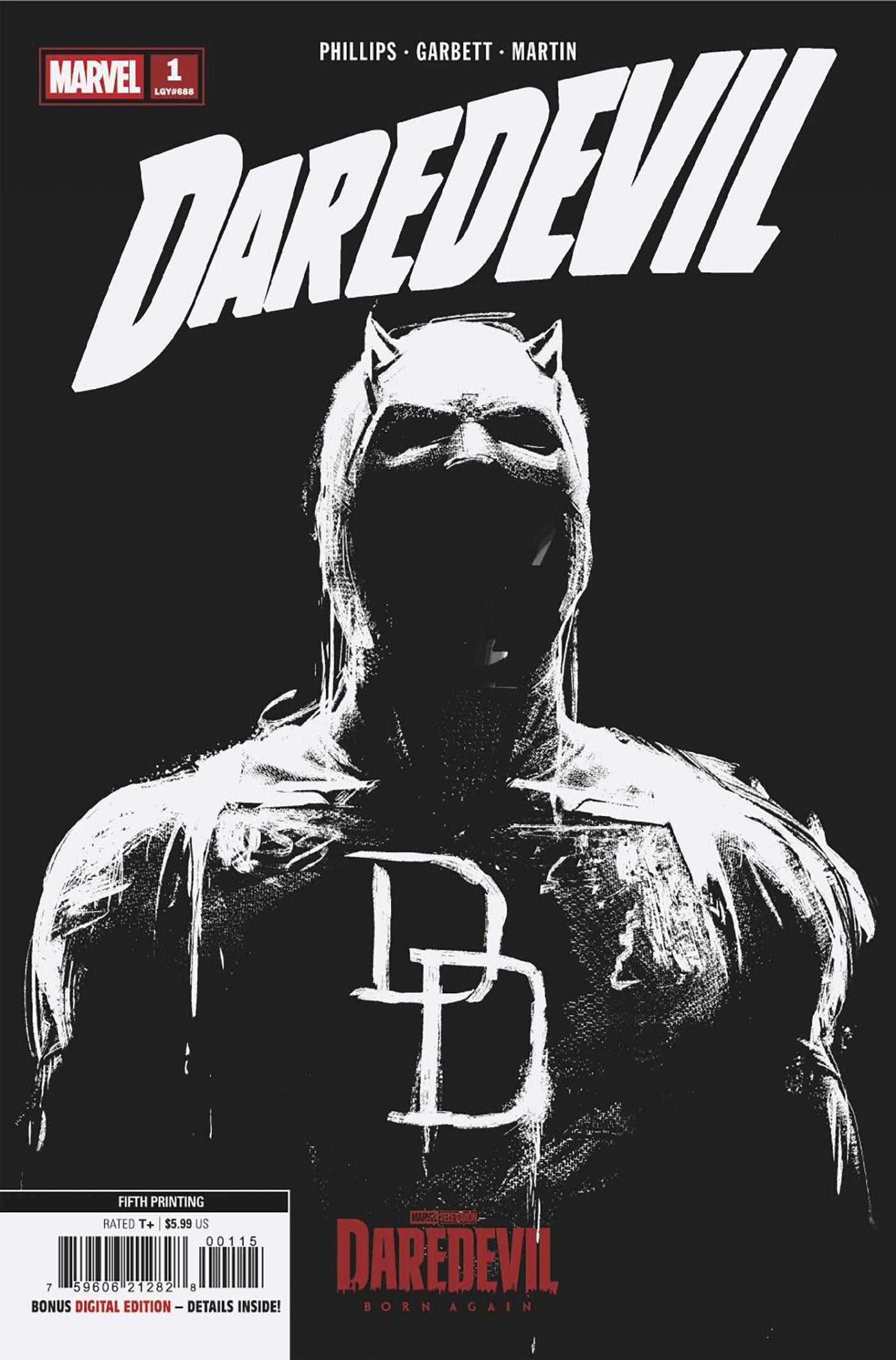 Daredevil #1 Marvel Television 5th Printing Variant | L.A. Mood Comics and Games