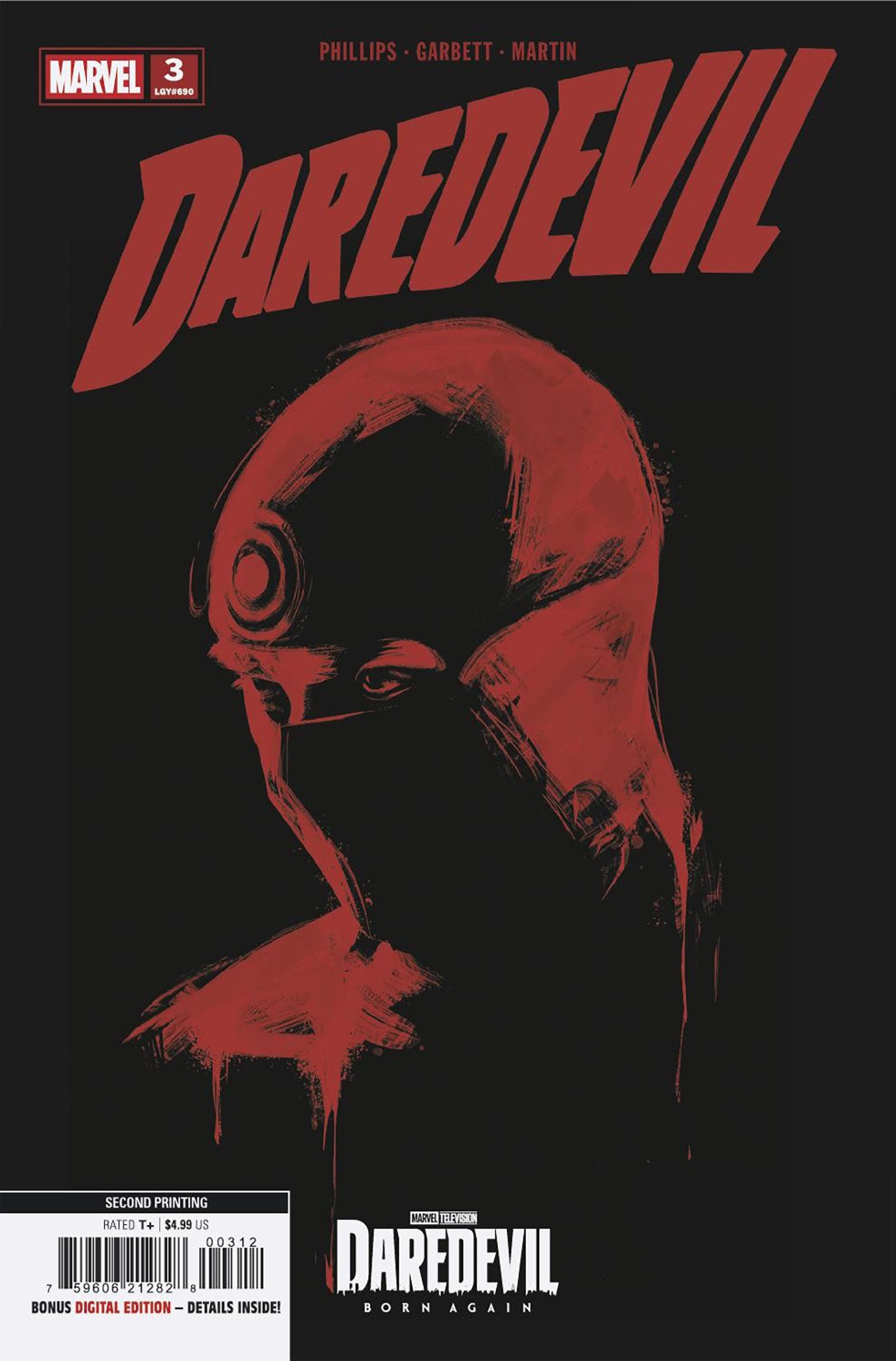 Daredevil #3 Marvel Television 2nd Printing Variant | L.A. Mood Comics and Games