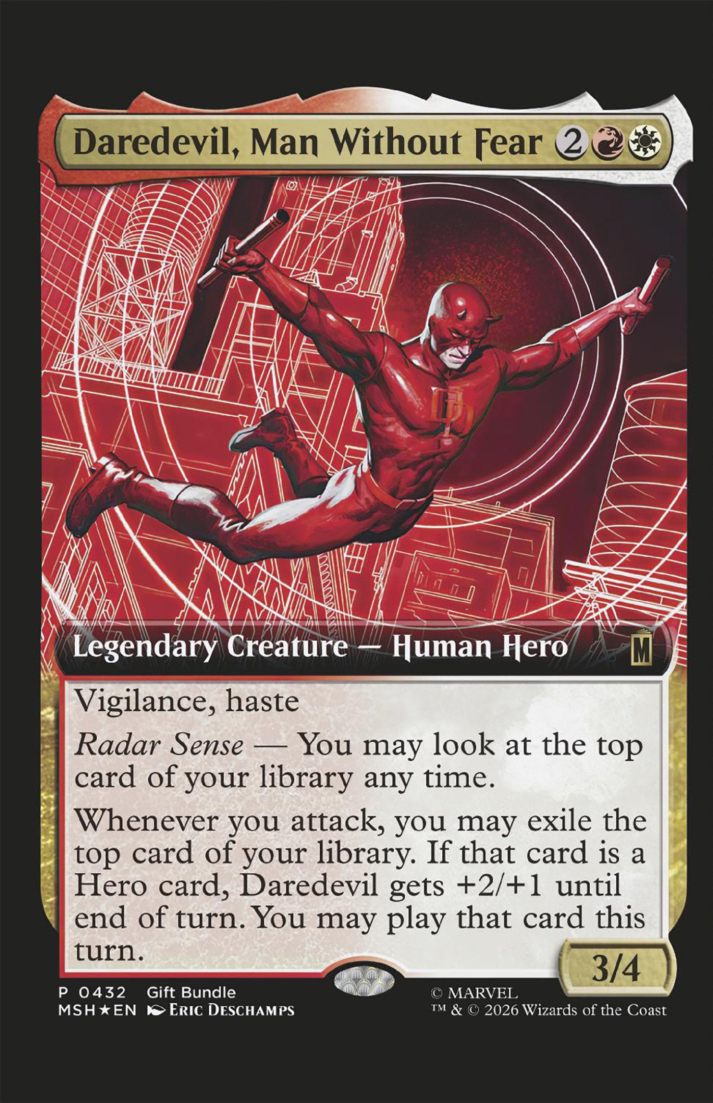 Daredevil #4 Classified Artist Magic: The Gathering Variant | L.A. Mood Comics and Games