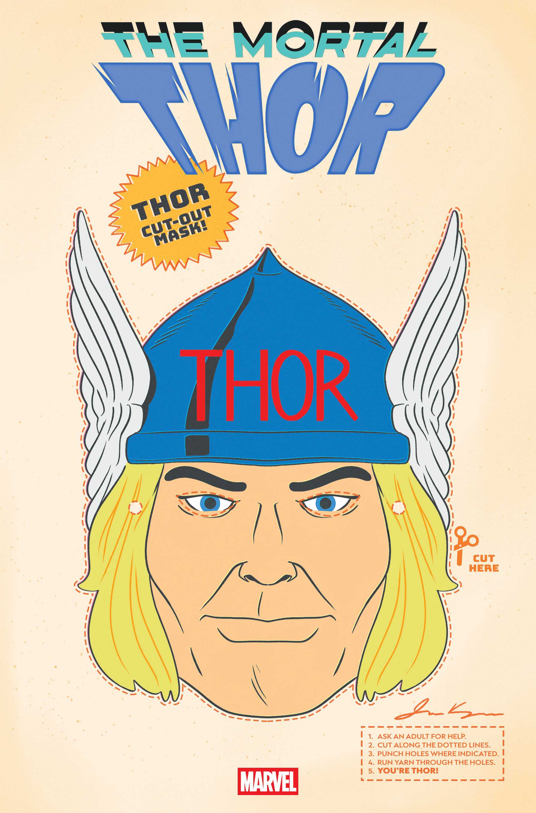 Thor #2 Retro Halloween Mask Variant | L.A. Mood Comics and Games