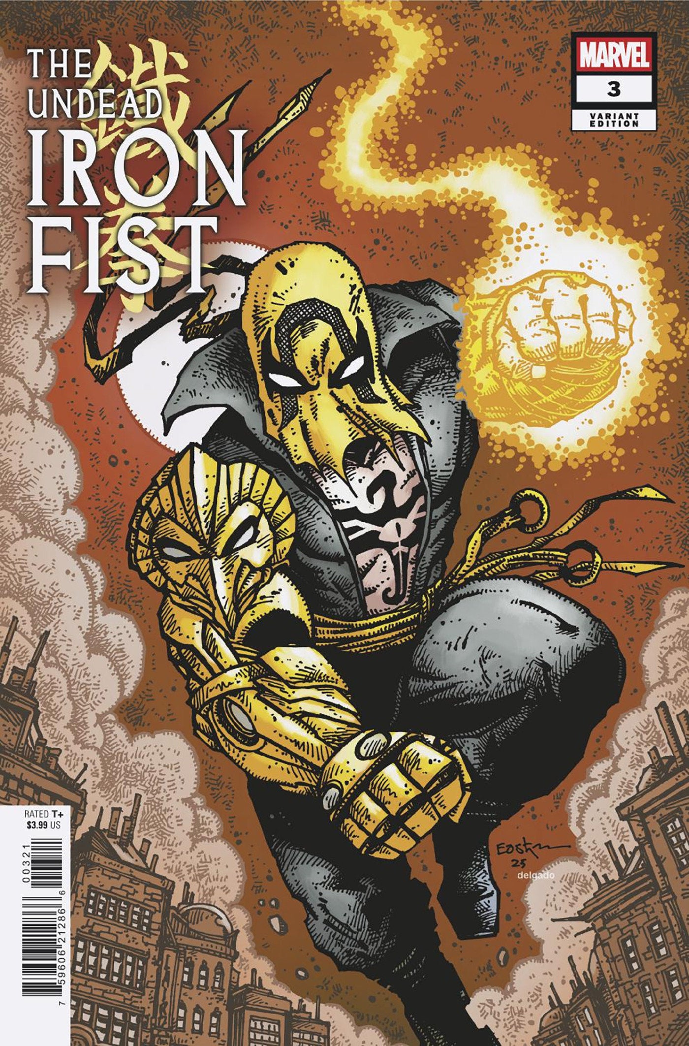 The Undead Iron Fist #3 Kevin Eastman Variant | L.A. Mood Comics and Games