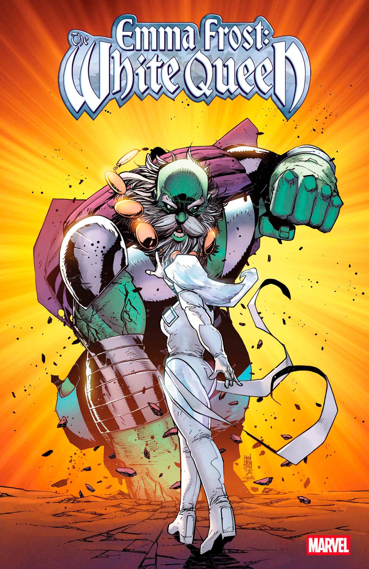 Emma Frost: The White Queen #1 Mike Henderson Bring On The Bad Guys Variant | L.A. Mood Comics and Games