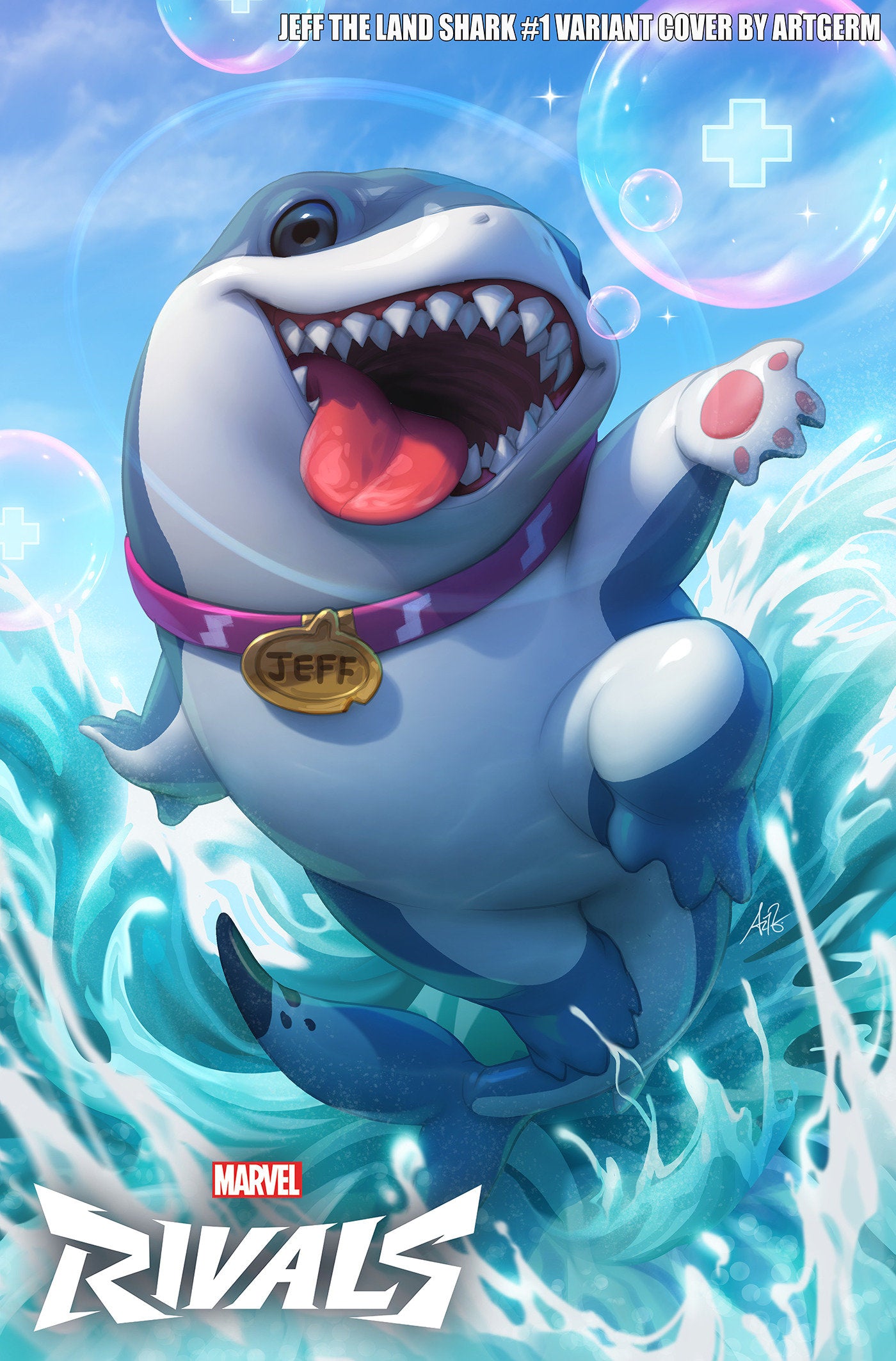 Jeff The Land Shark #1 Artgerm Marvel Rivals Variant | L.A. Mood Comics and Games