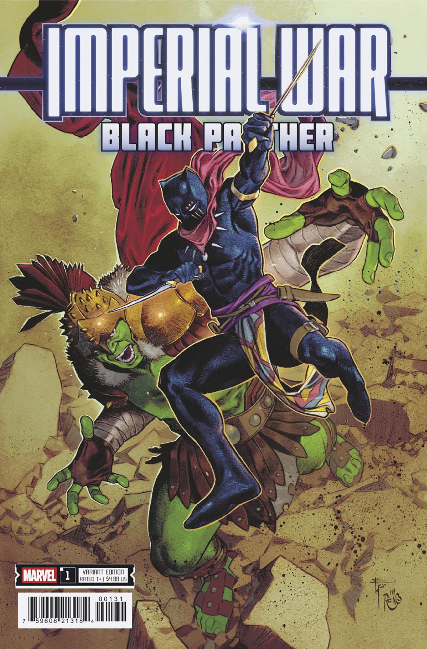 Imperial War: Black Panther #1 Francesco Mobili Variant | L.A. Mood Comics and Games