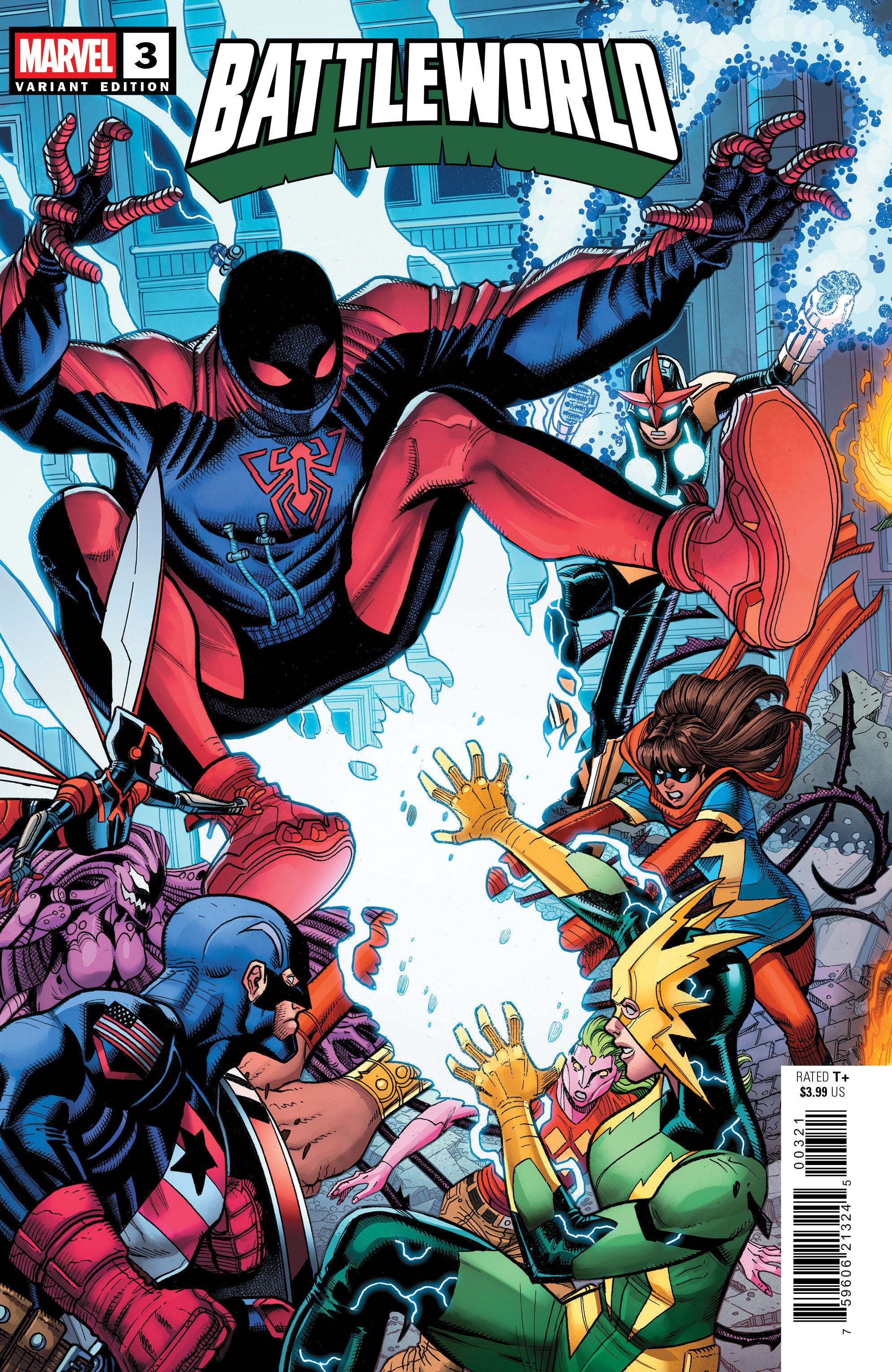 Battleworld #3 Nick Bradshaw 5 Part Connecting Variant C | L.A. Mood Comics and Games