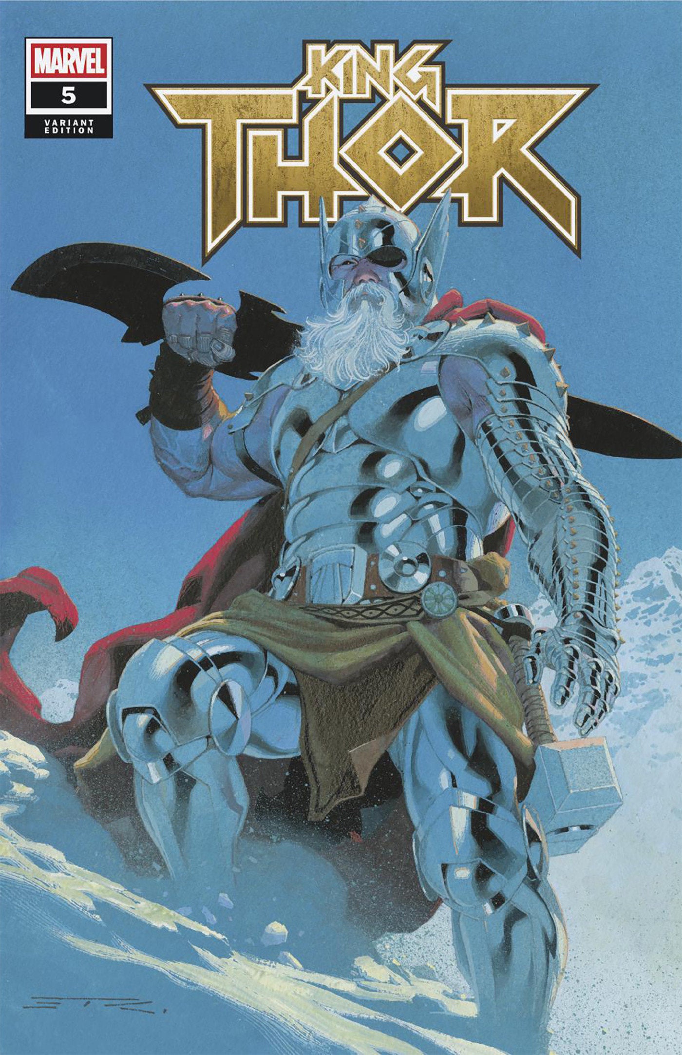 Battleworld #4 Esad Ribic King Thor Variant | L.A. Mood Comics and Games