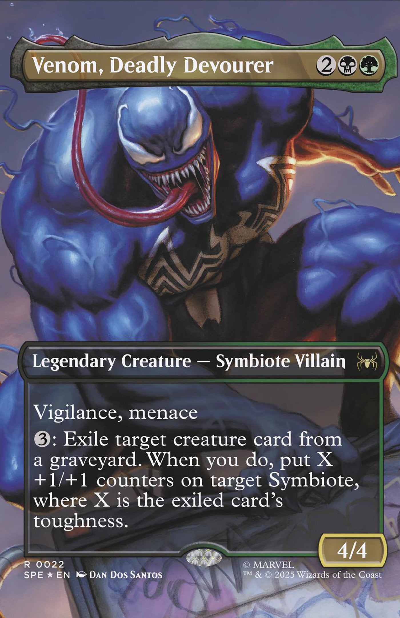 Venom #258 Dan Dos Santos Magic: The Gathering Variant | L.A. Mood Comics and Games