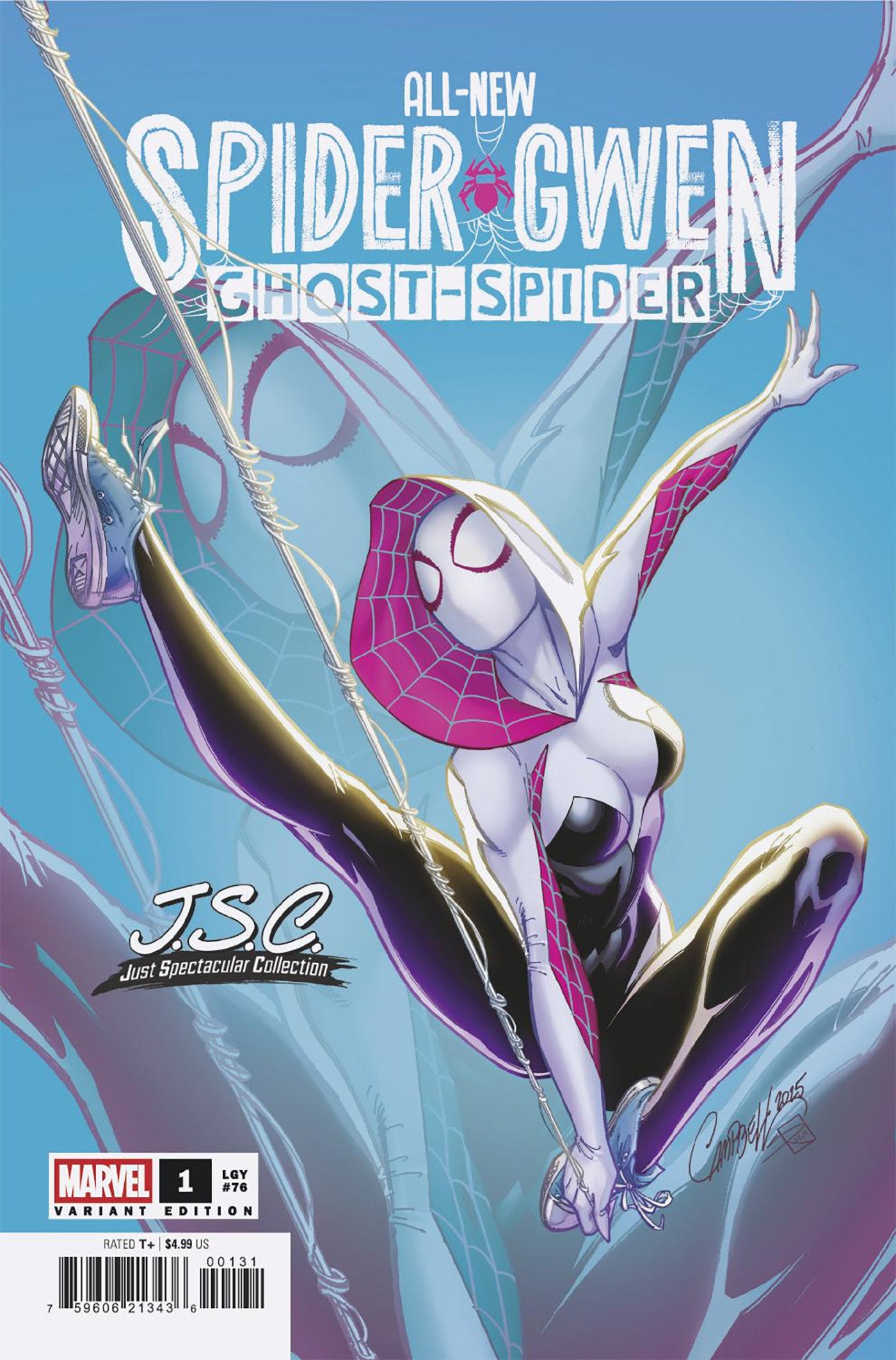 All-New Spider-Gwen: The Ghost-Spider #1 J. Scott Campbell Just Spectacular Collection Variant | L.A. Mood Comics and Games