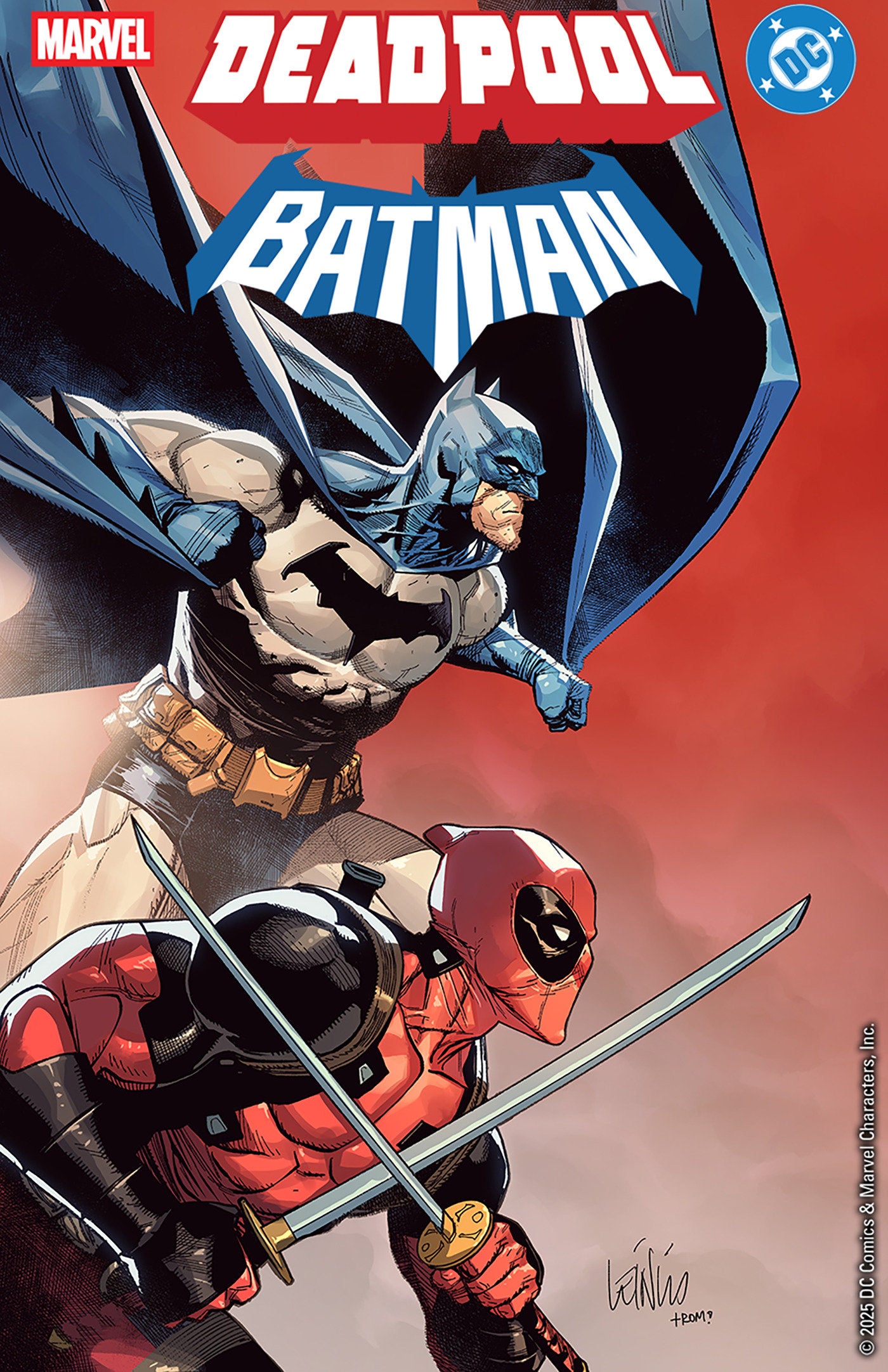 Marvel/DC: Deadpool/Batman #1 Leinil Yu 4th Printing Variant | L.A. Mood Comics and Games