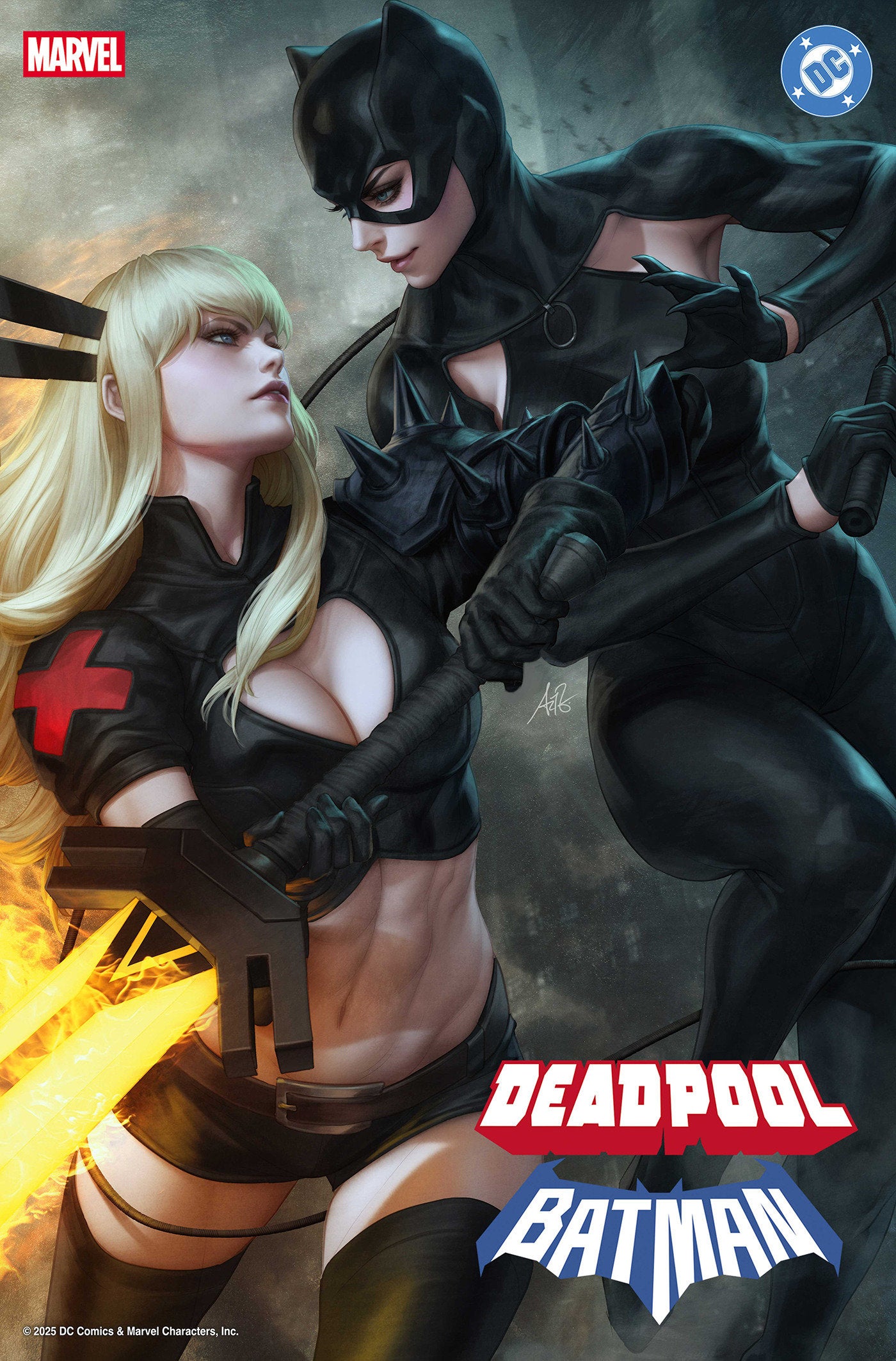 Marvel/DC: Deadpool/Batman #1 Artgerm Variant | L.A. Mood Comics and Games