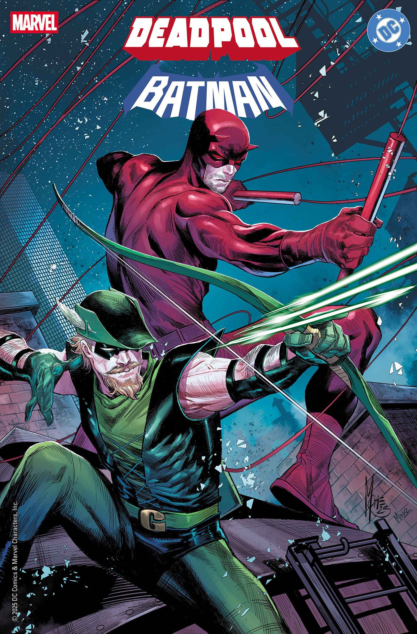 Marvel/DC: Deadpool/Batman #1 Marco Checchetto Variant | L.A. Mood Comics and Games