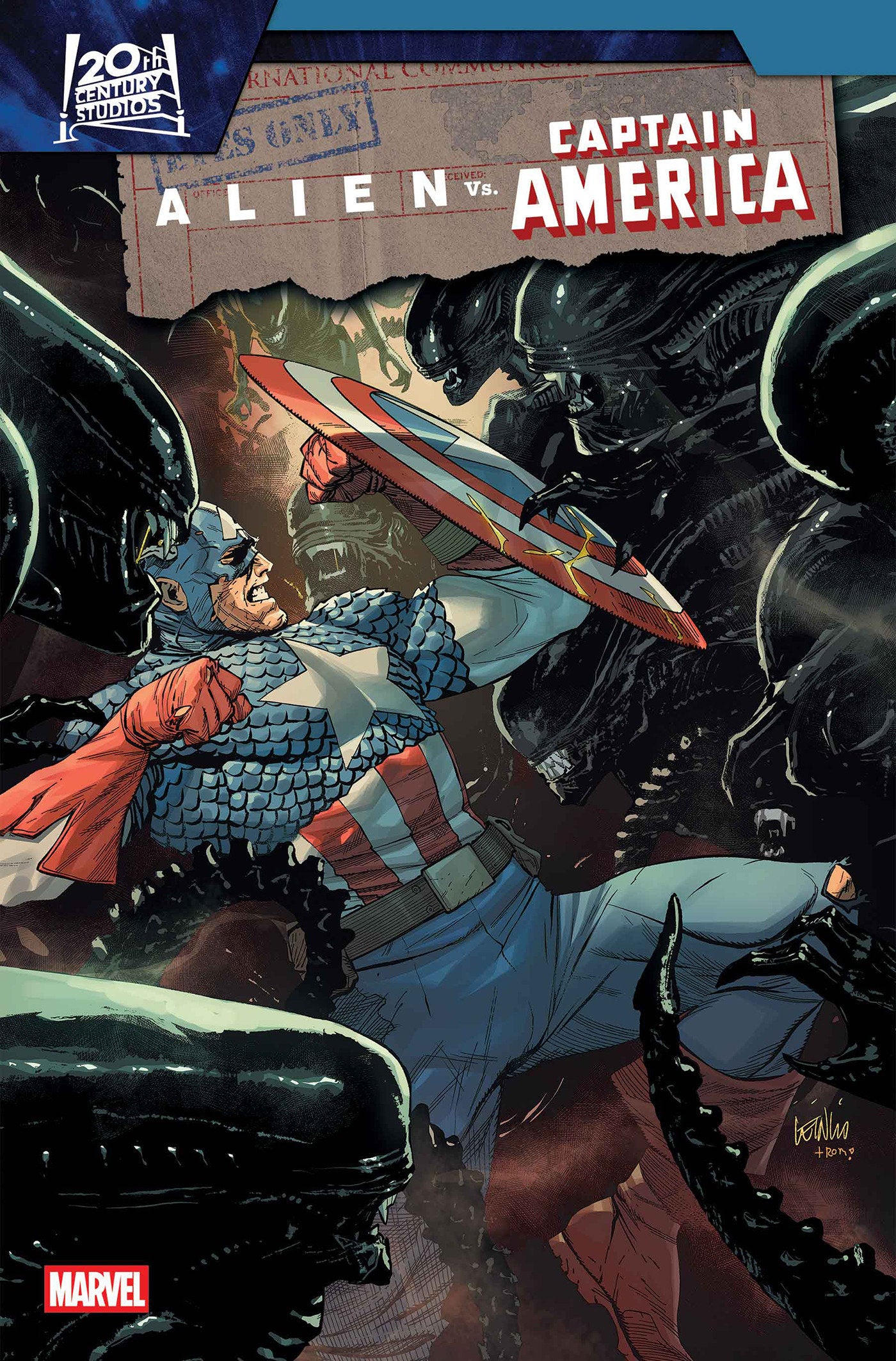 Alien vs. Captain America #1 | L.A. Mood Comics and Games