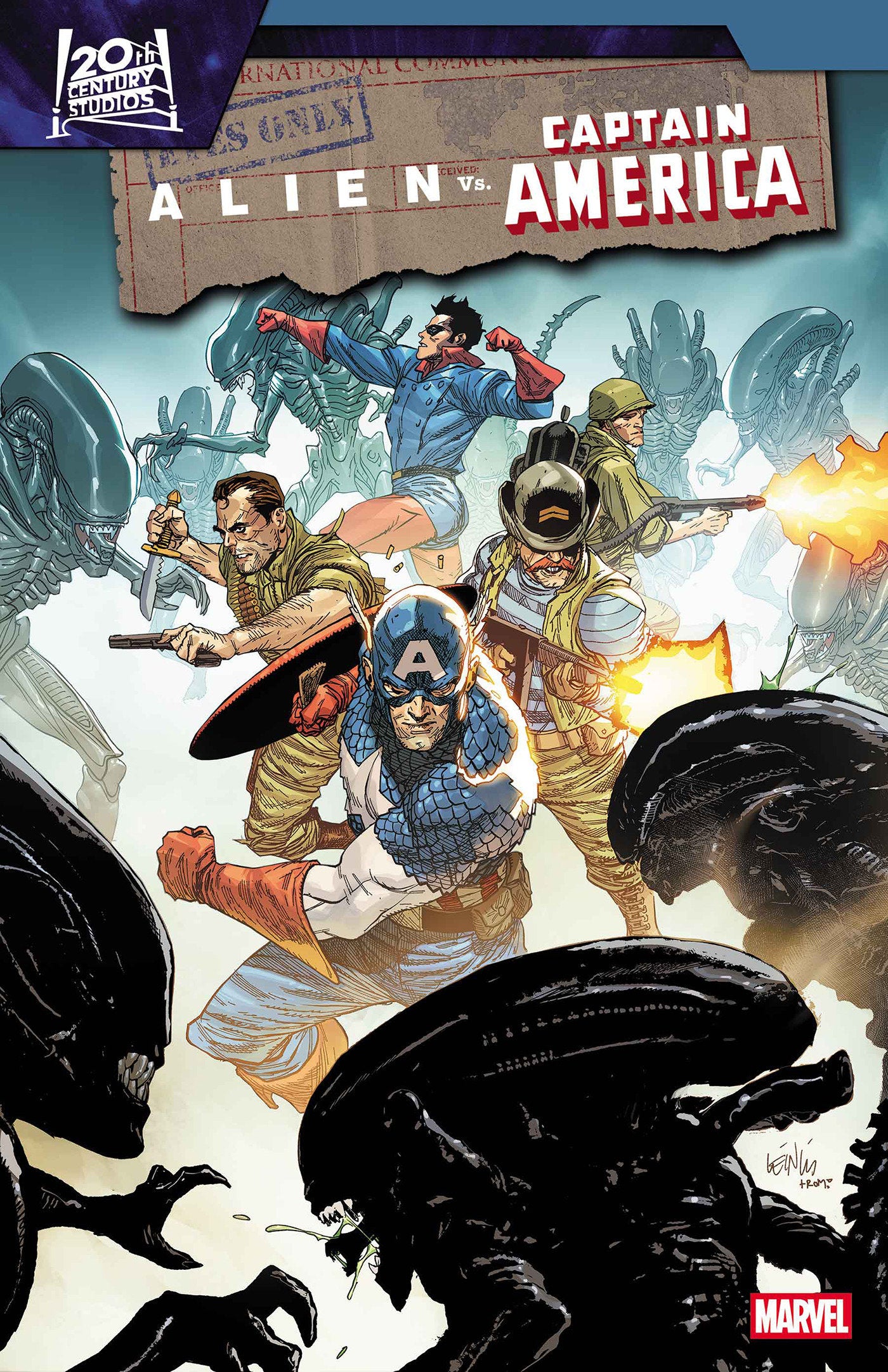 Alien vs. Captain America #2 | L.A. Mood Comics and Games