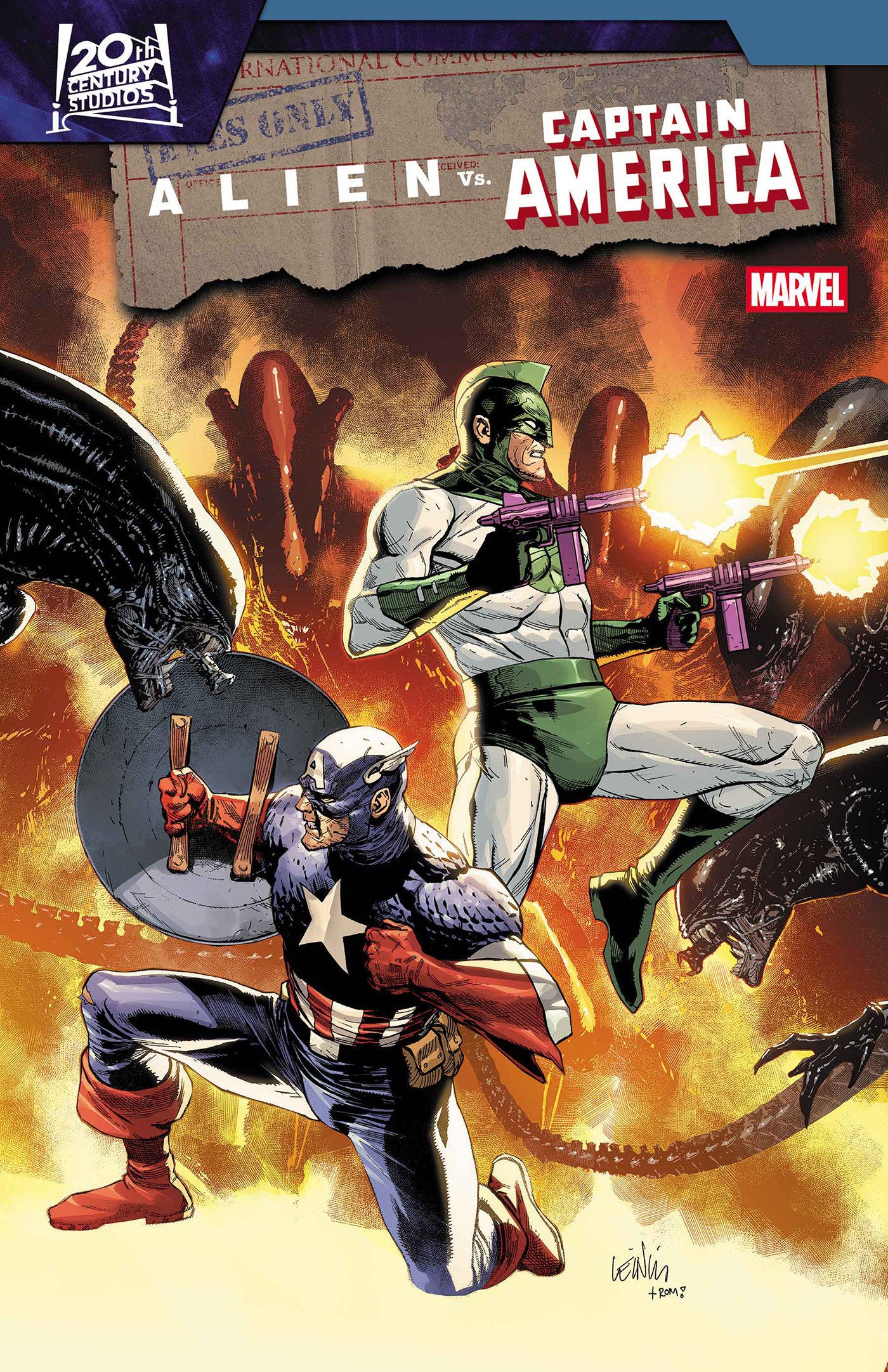 Alien vs. Captain America #3 | L.A. Mood Comics and Games