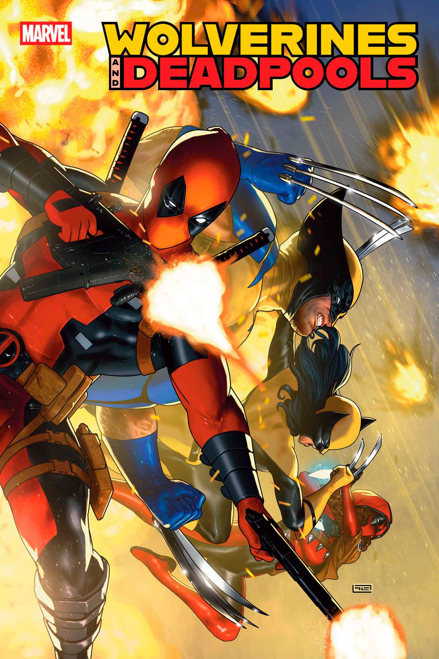 Wolverines & Deadpools #1 Taurin Clarke Variant | L.A. Mood Comics and Games