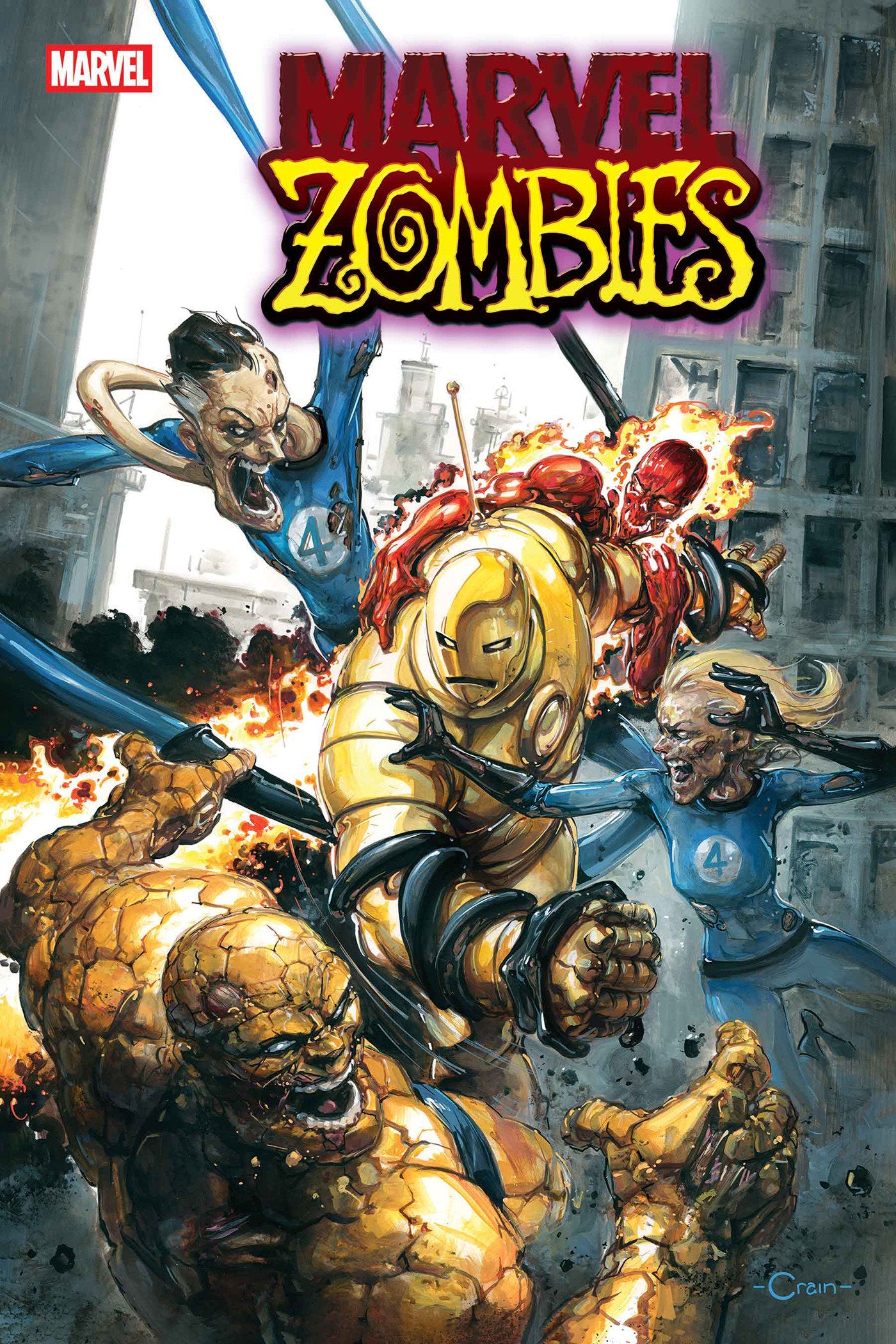 Marvel Zombies: Red Band #1 Clayton Crain Variant [Polybagged] | L.A. Mood Comics and Games