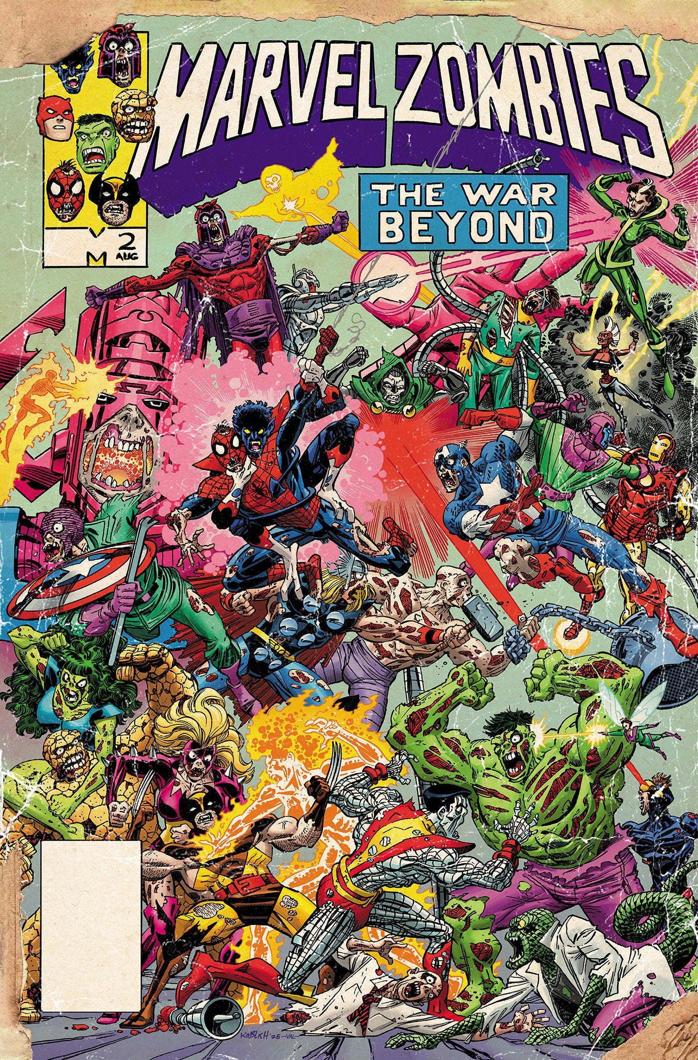 Marvel Zombies: Red Band #2 Scott Koblish Retro Zombie Variant [Polybagged] | L.A. Mood Comics and Games