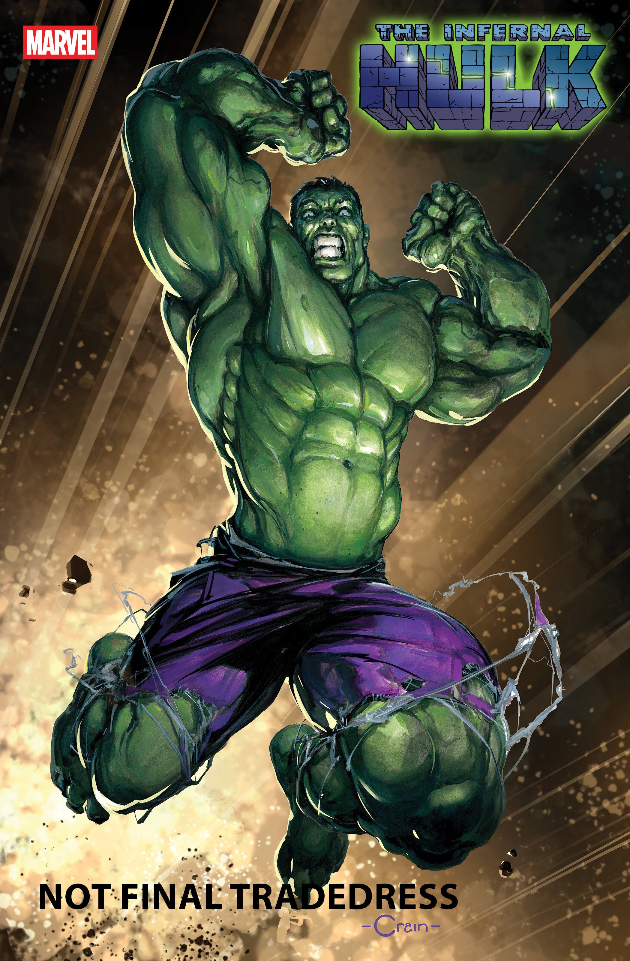 Infernal Hulk #3 Clayton Crain Variant | L.A. Mood Comics and Games