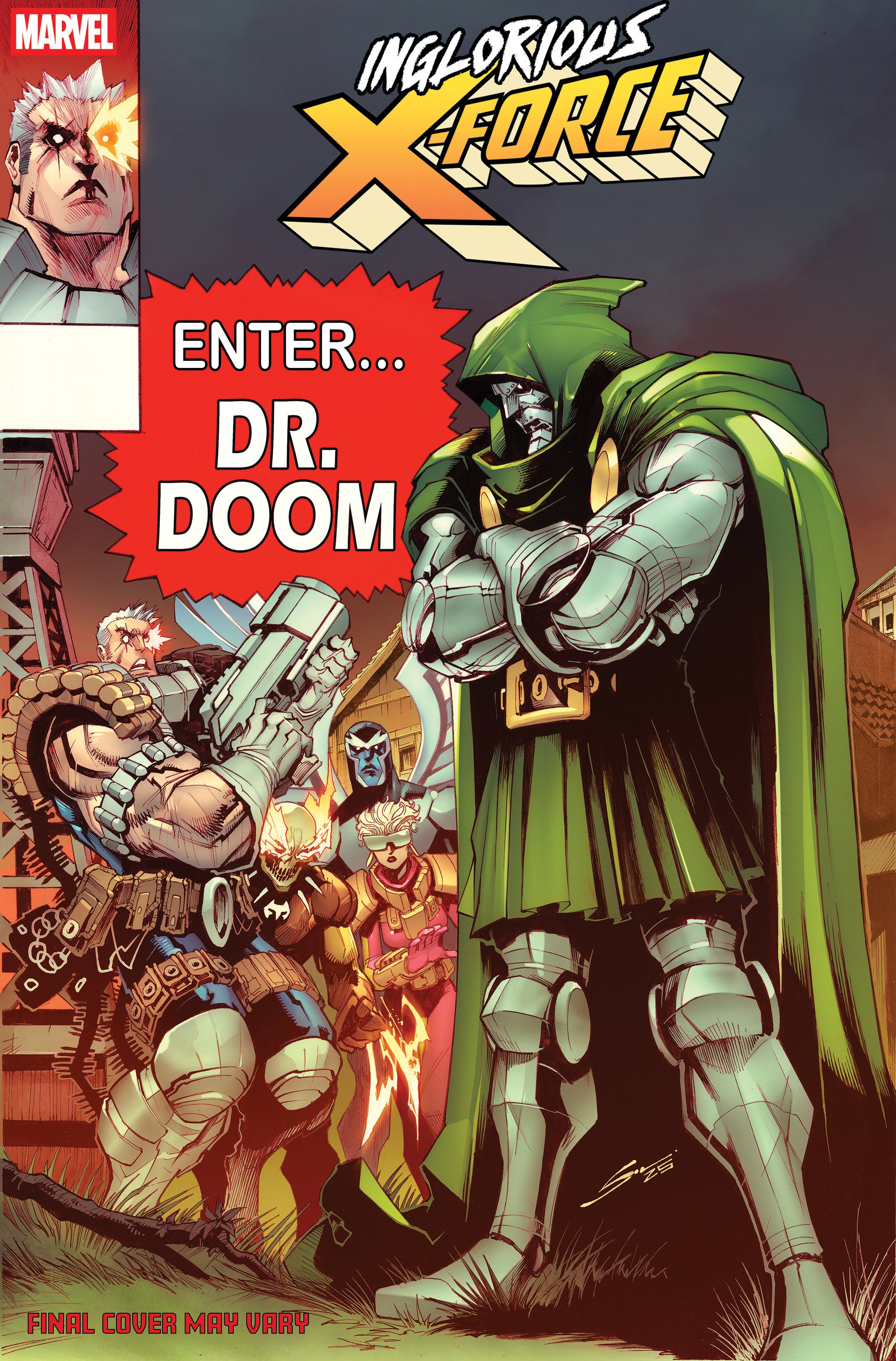 Inglorious X Force #3 Gerardo Sandoval Doom Homage Variant | L.A. Mood Comics and Games
