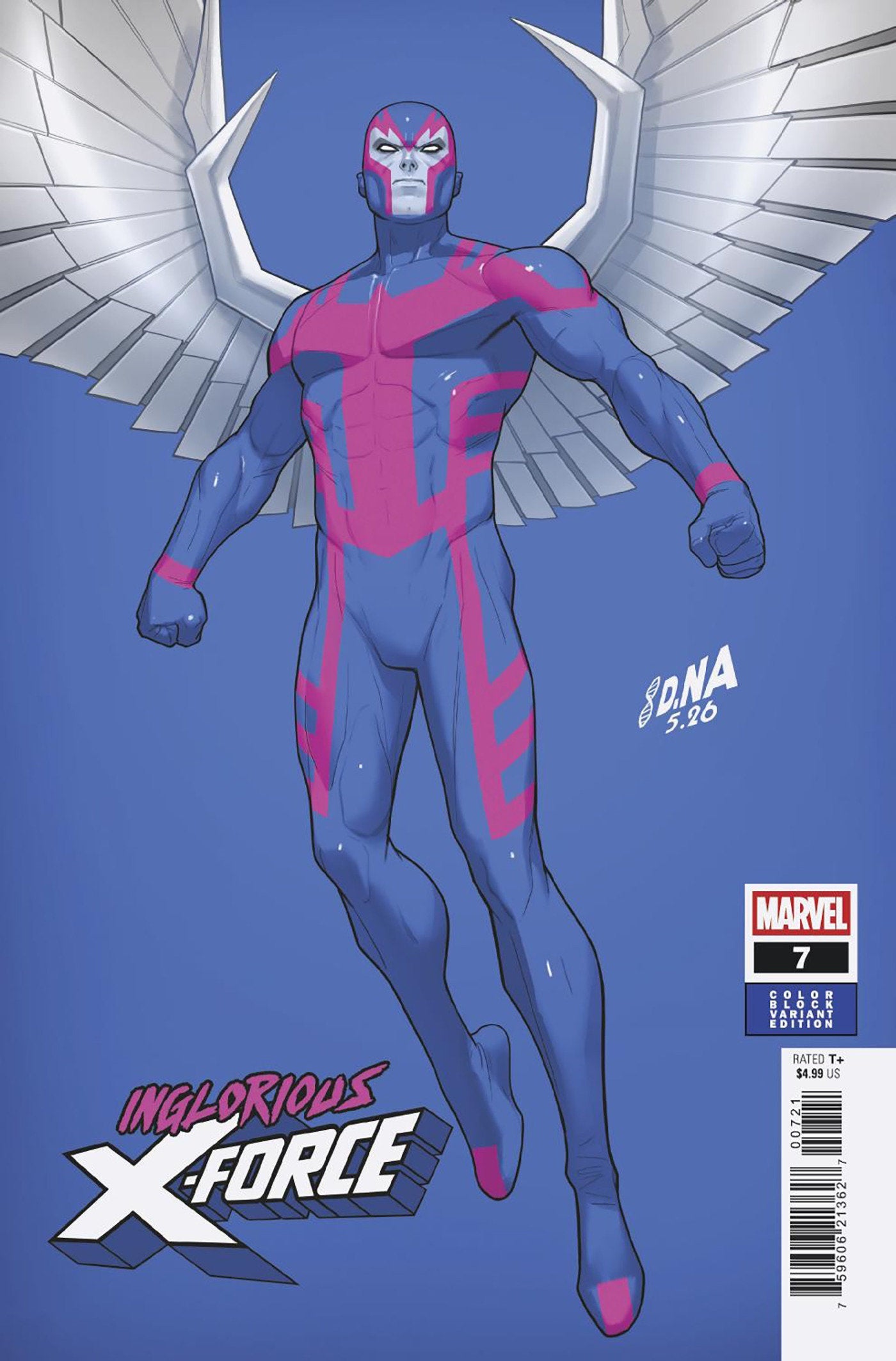 Inglorious X Force #7 David Nakayama Color Block Blue Variant | L.A. Mood Comics and Games
