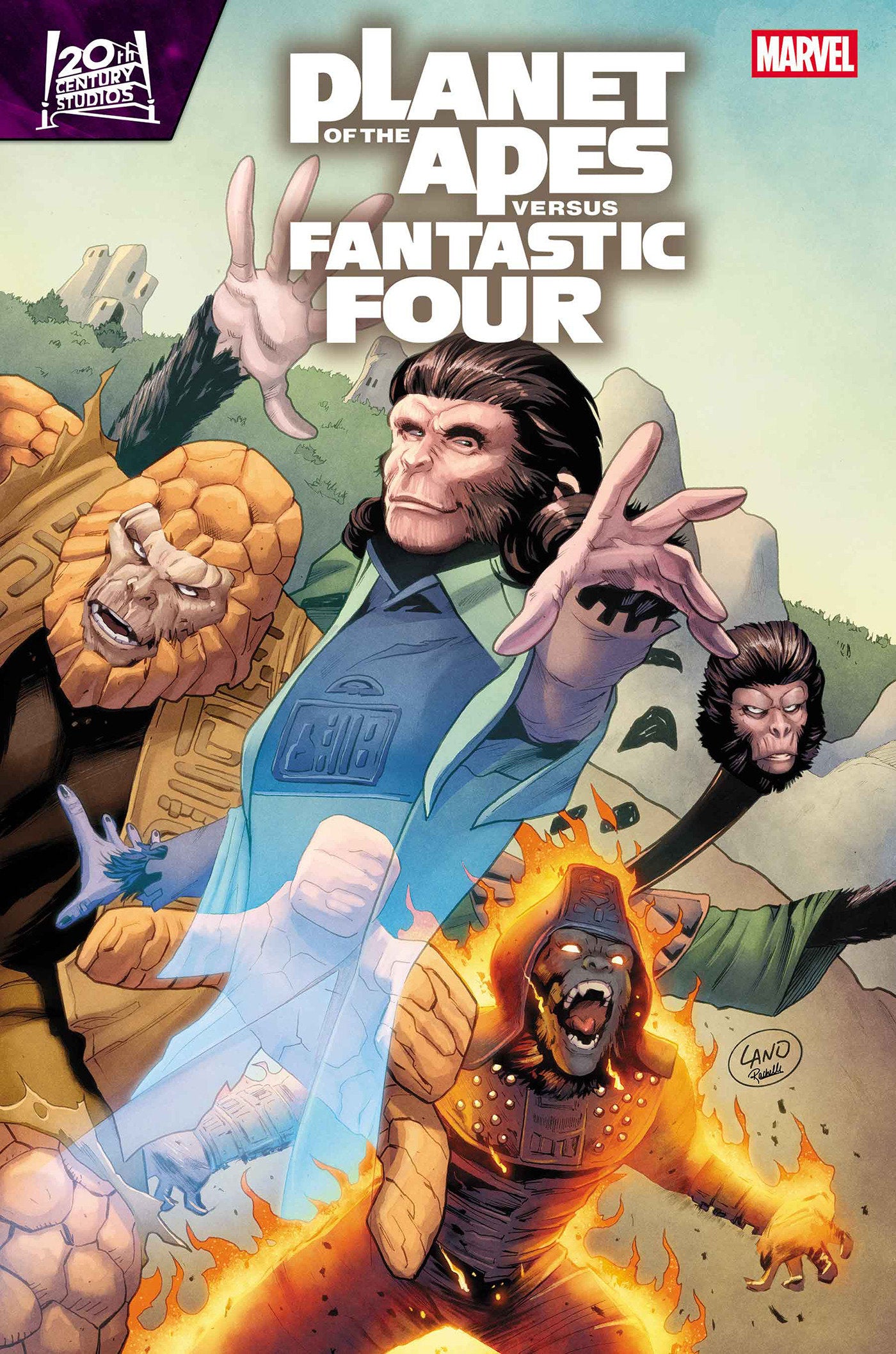Planet Of The Apes vs. Fantastic Four #2 | L.A. Mood Comics and Games