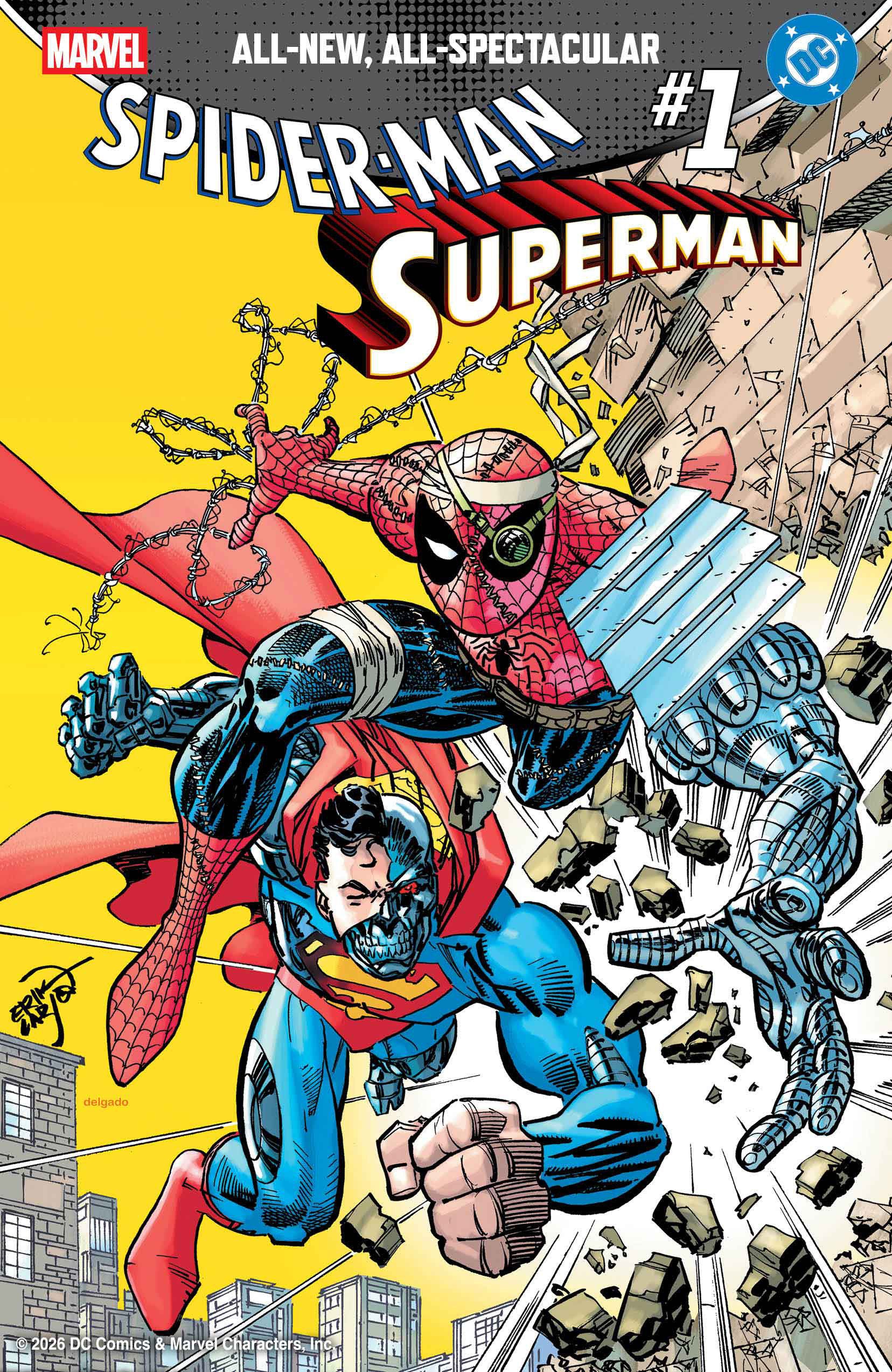 Marvel/DC: Spider-Man/Superman #1 Erik Larsen Variant | L.A. Mood Comics and Games