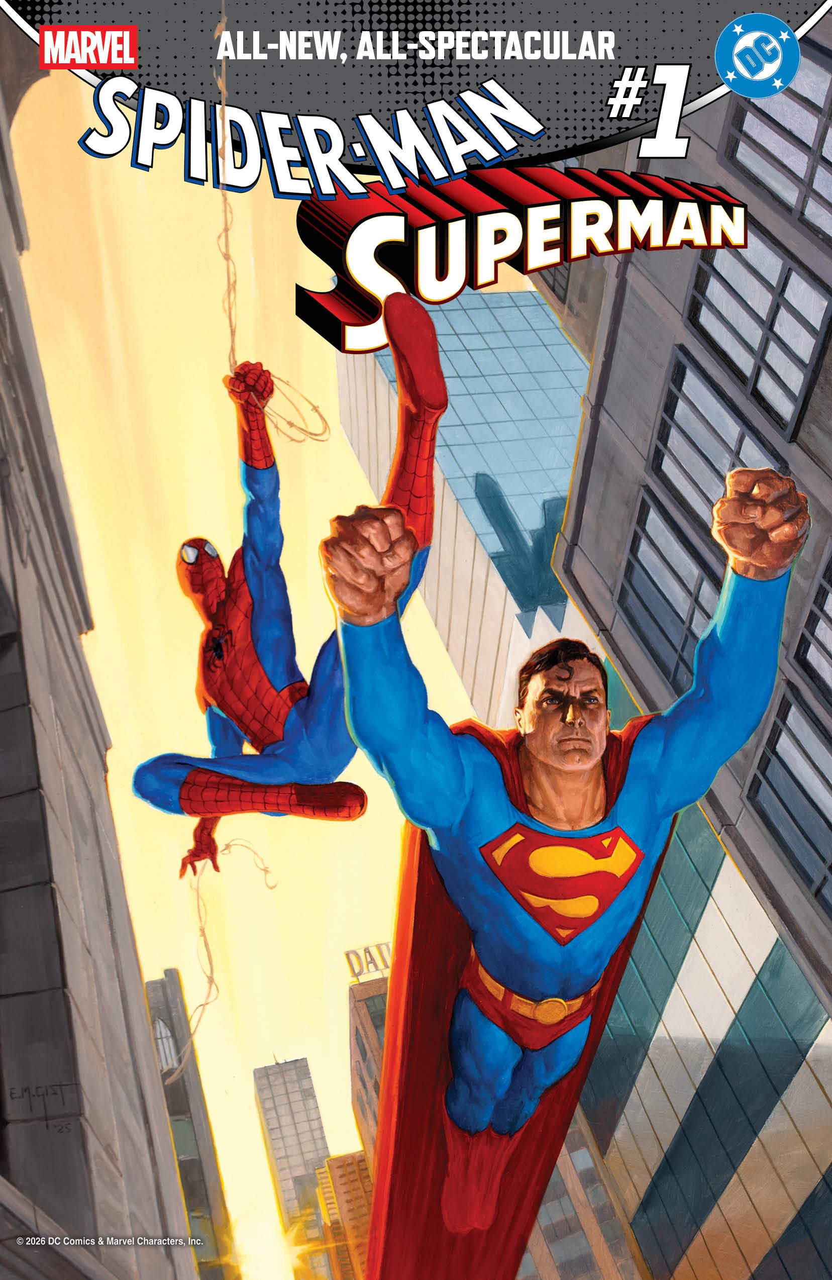 Marvel/DC: Spider-Man/Superman #1 E.M. Gist Variant | L.A. Mood Comics and Games