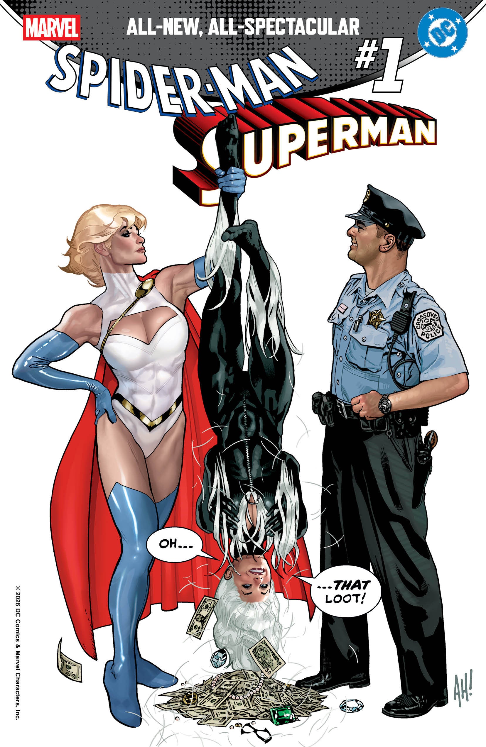 Marvel/DC: Spider-Man/Superman #1 Adam Hughes Variant | L.A. Mood Comics and Games