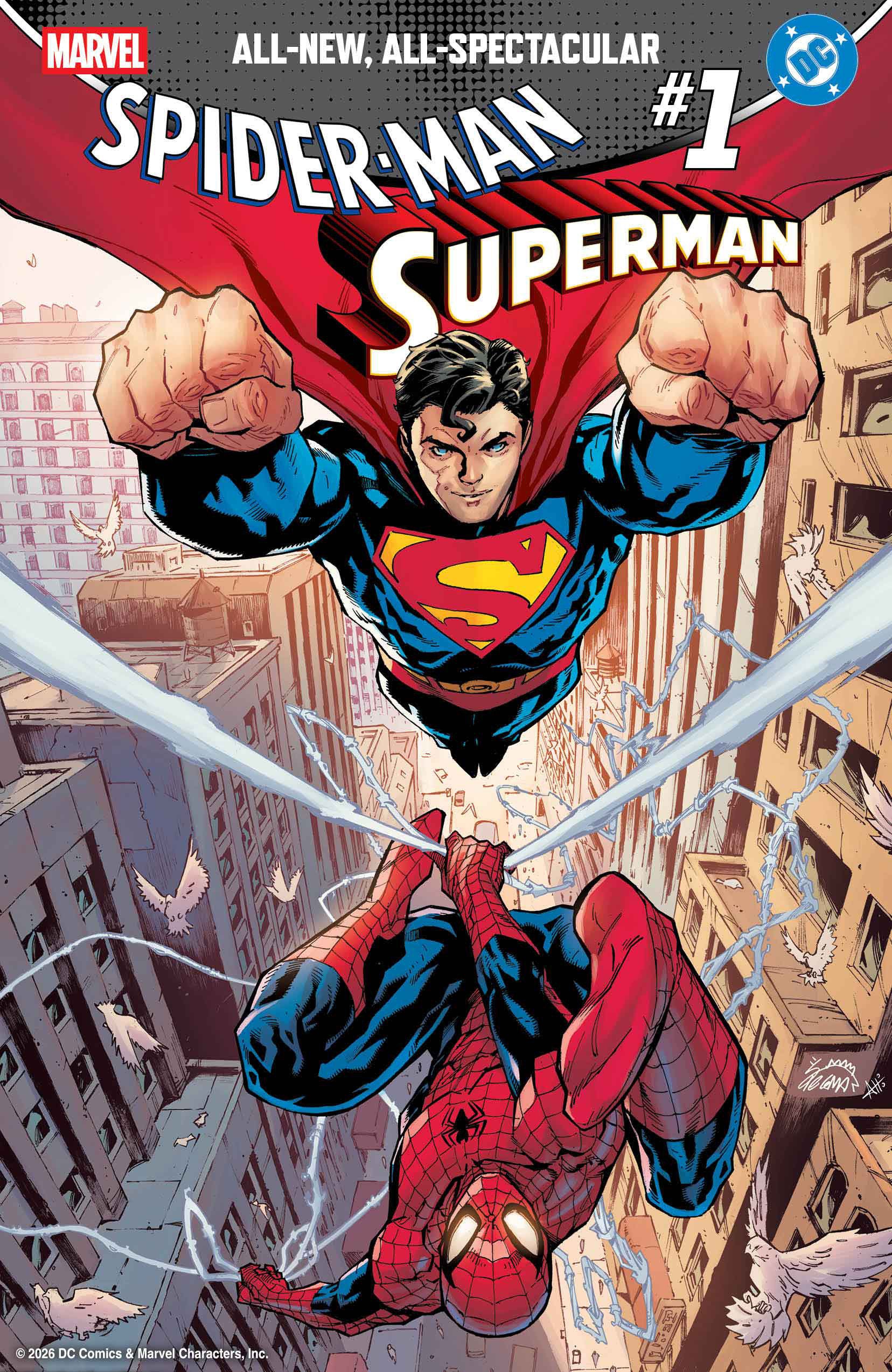 Marvel/DC: Spider-Man/Superman #1 Ryan Stegman Variant | L.A. Mood Comics and Games
