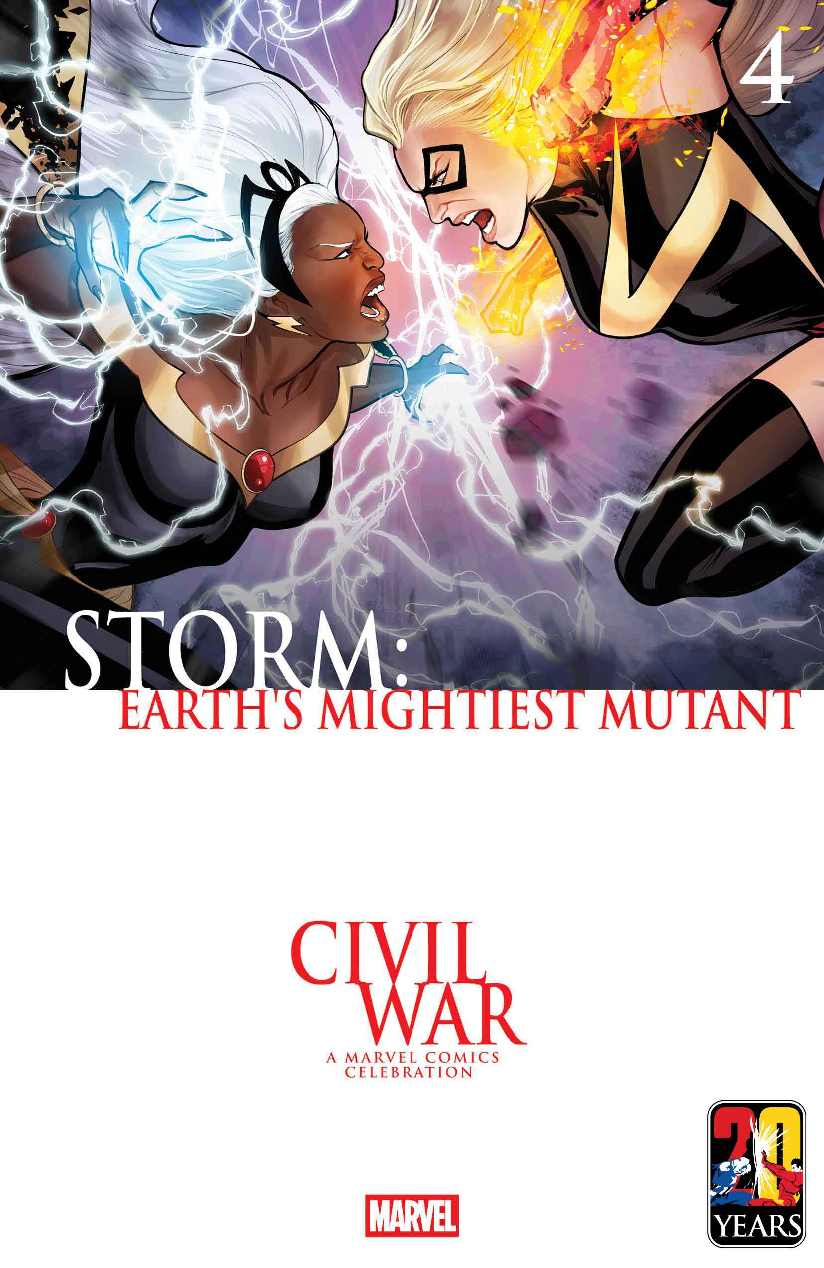 Storm: Earth's Mightiest Mutant #4 Lucas Werneck Civil War Celebration Variant | L.A. Mood Comics and Games