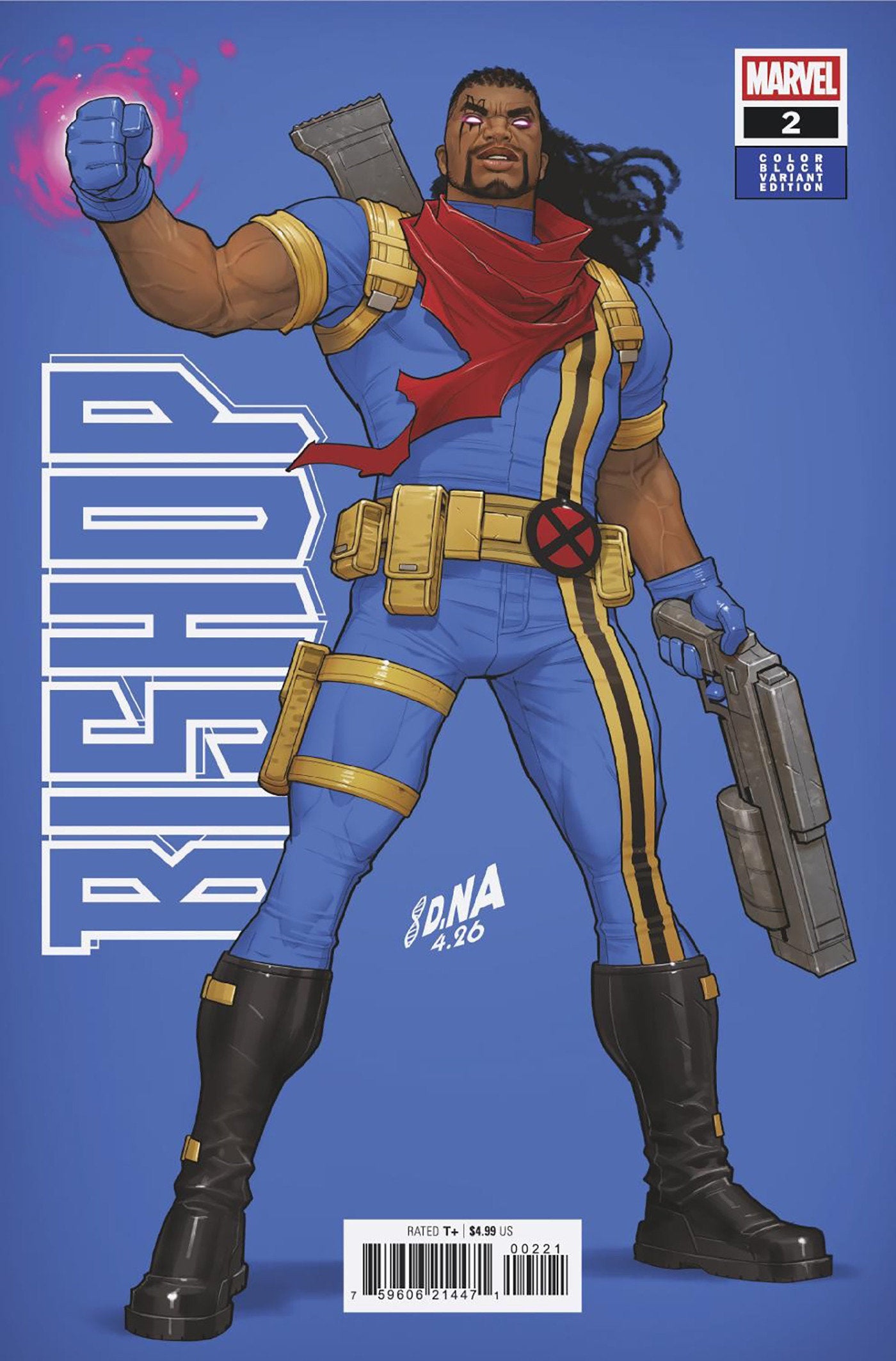 Bishop #2 David Nakayama Color Block Blue Variant | L.A. Mood Comics and Games