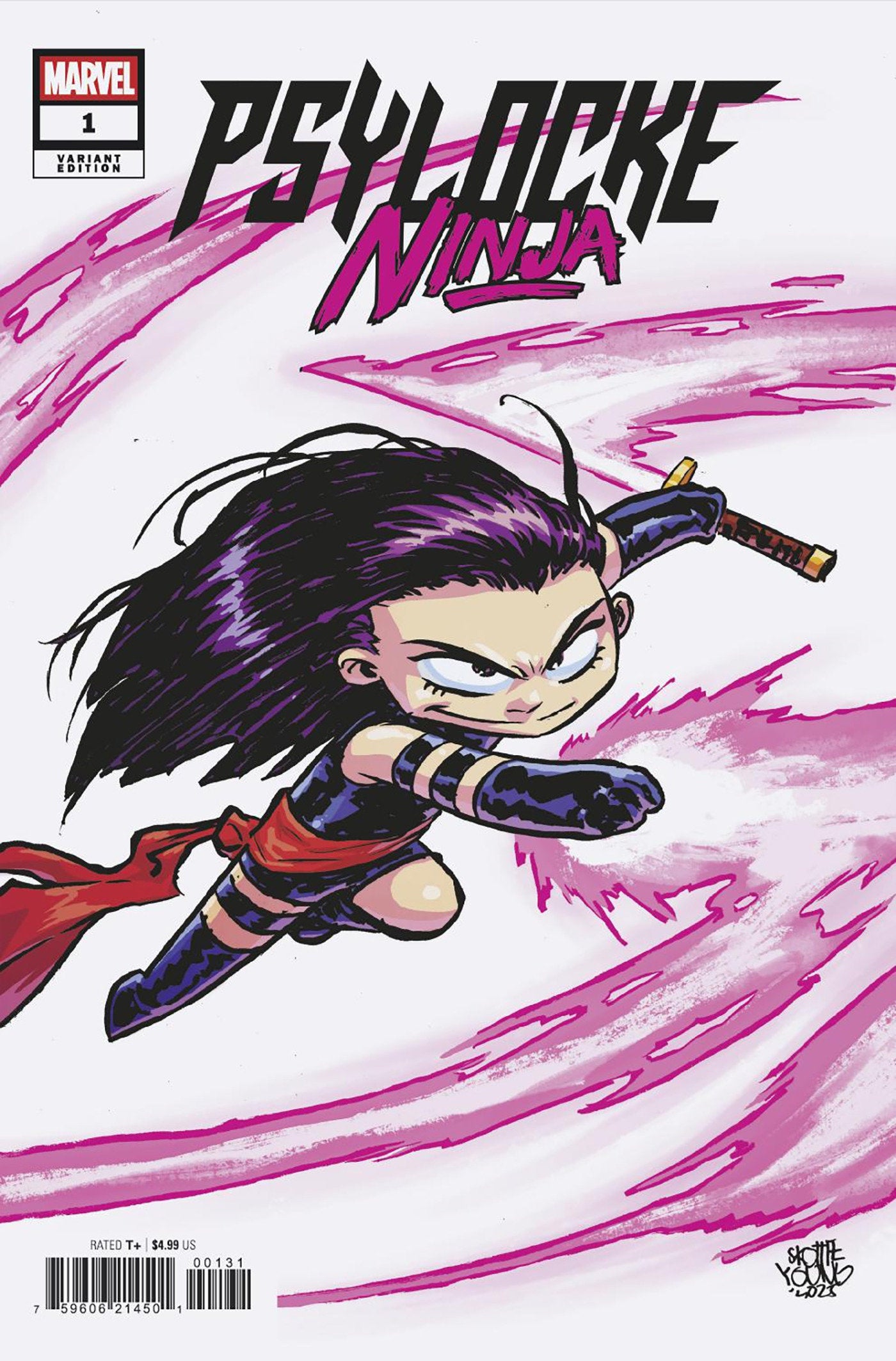 Psylocke: Ninja #1 Skottie Young Variant | L.A. Mood Comics and Games