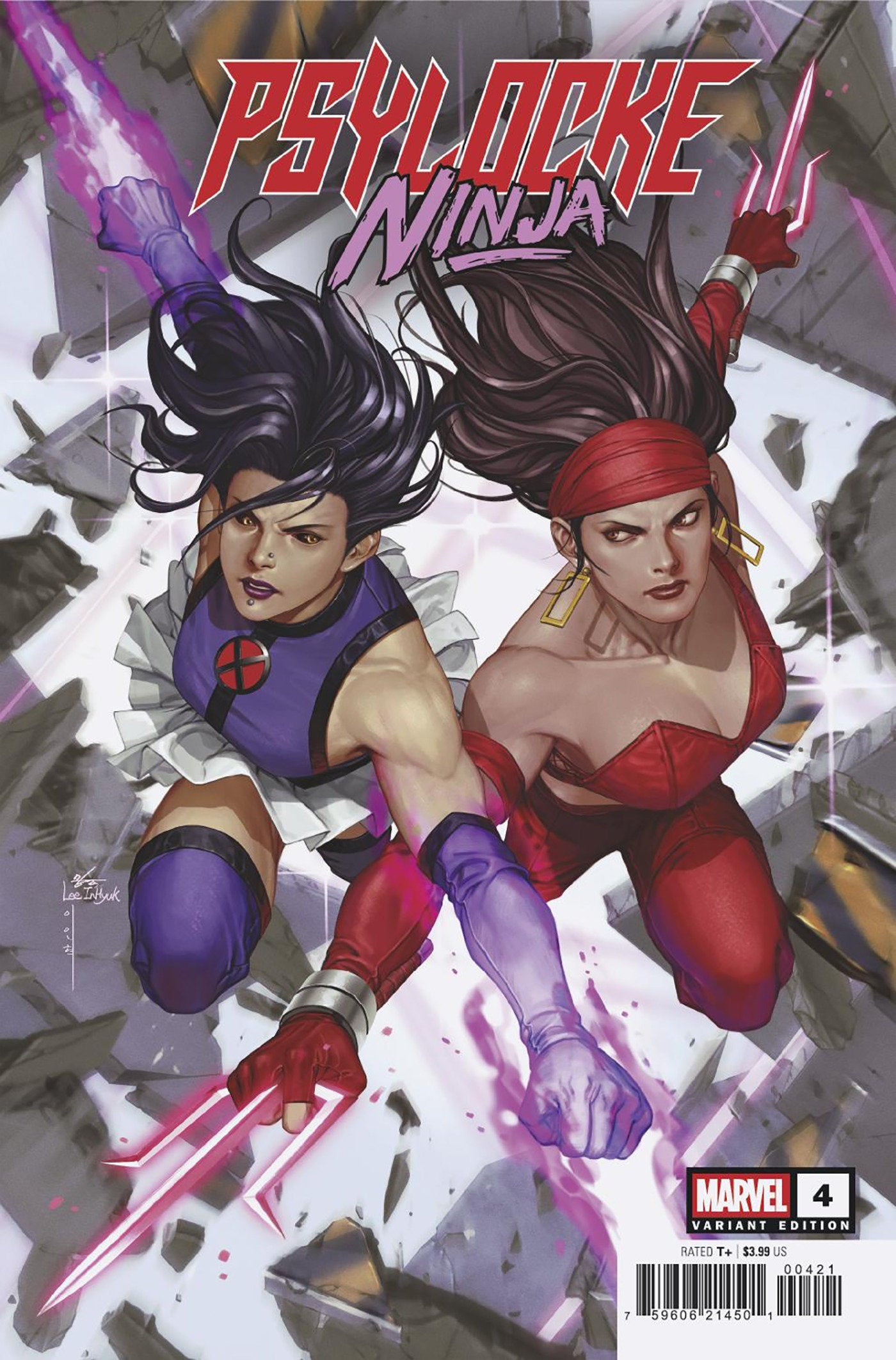 Psylocke: Ninja #4 Inhyuk Lee Versus Elektra Variant | L.A. Mood Comics and Games