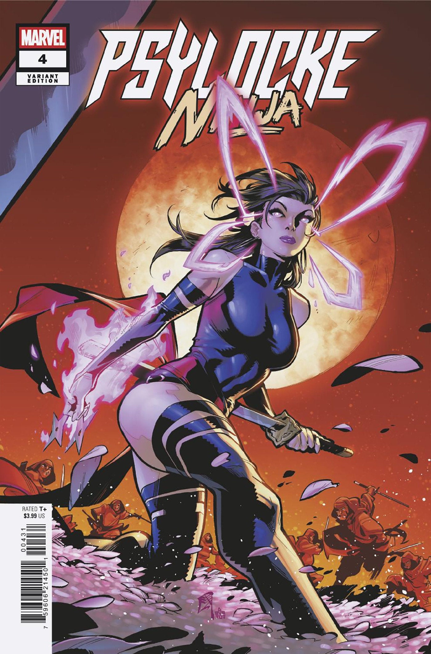 Psylocke: Ninja #4 C.F. Villa Psylocke Variant | L.A. Mood Comics and Games
