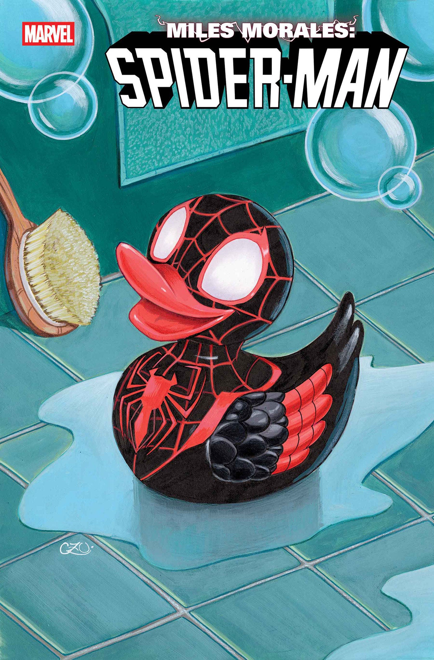 Miles Morales: Spider-Man #1 Chrissie Zullo Marvel Duck Variant | L.A. Mood Comics and Games