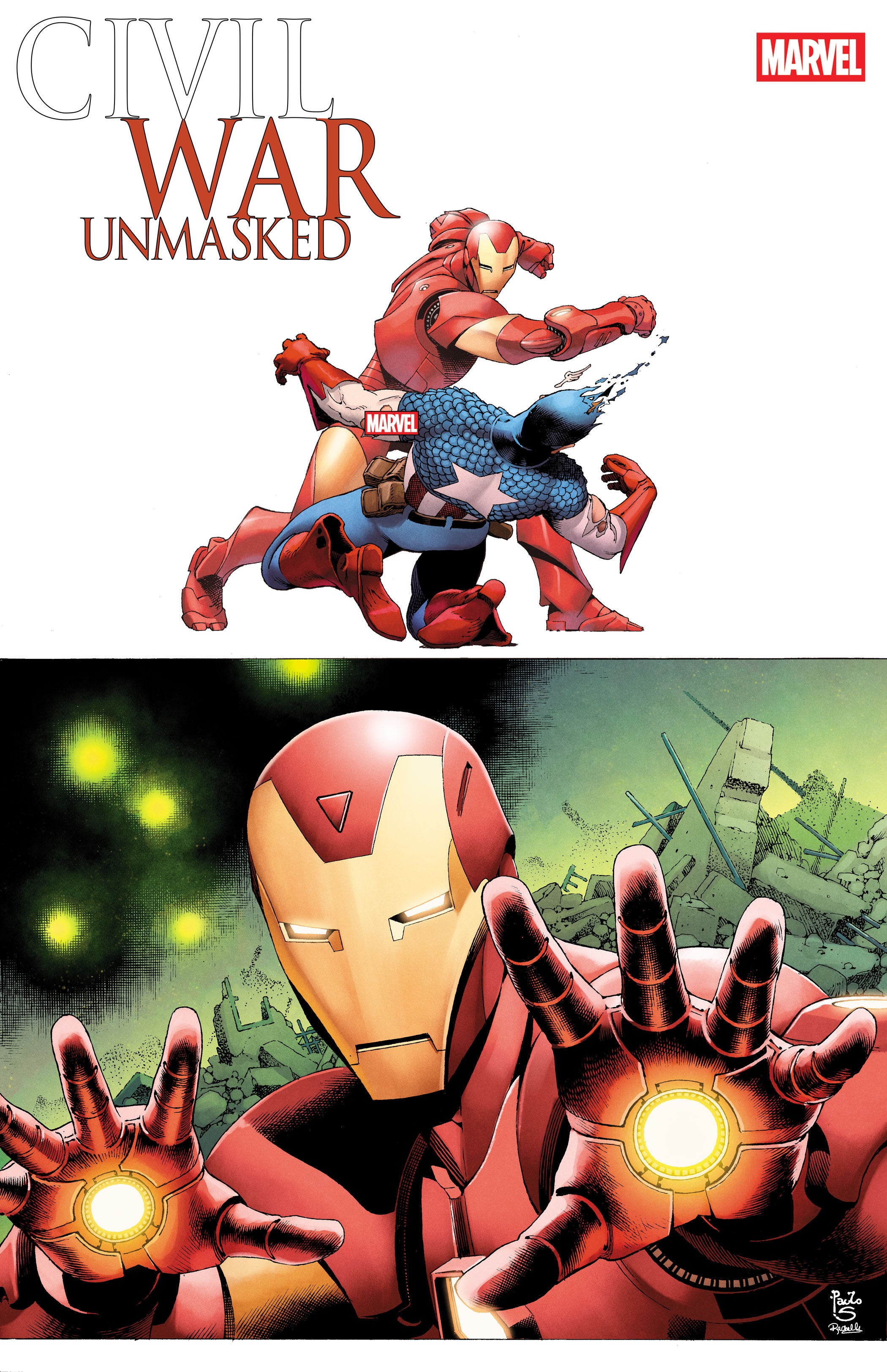 Civil War: Unmasked #1 Paulo Siqueira 5 Part Connecting Variant | L.A. Mood Comics and Games