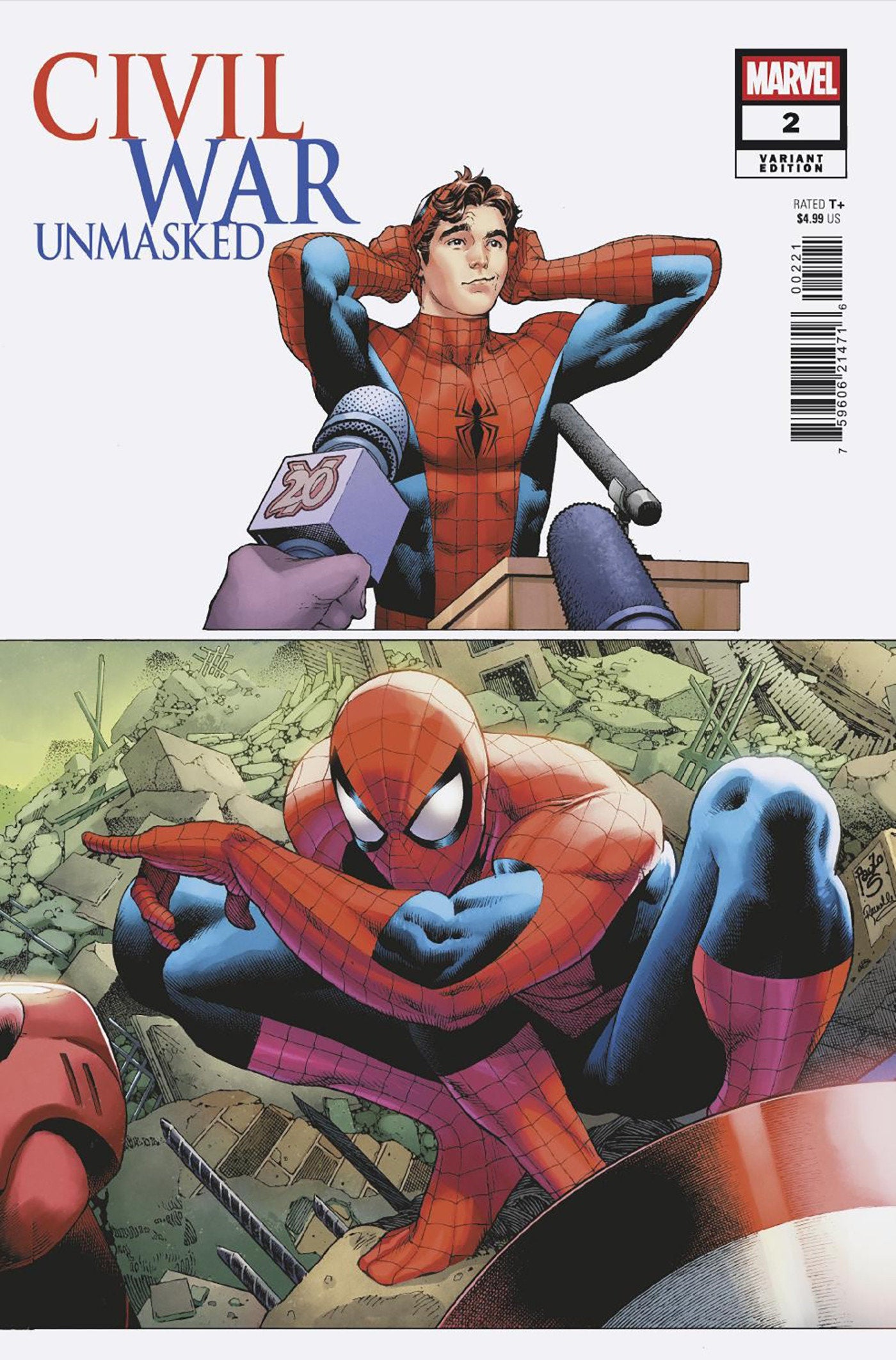 Civil War: Unmasked #2 Paulo Siqueira 5 Part Connecting Variant | L.A. Mood Comics and Games