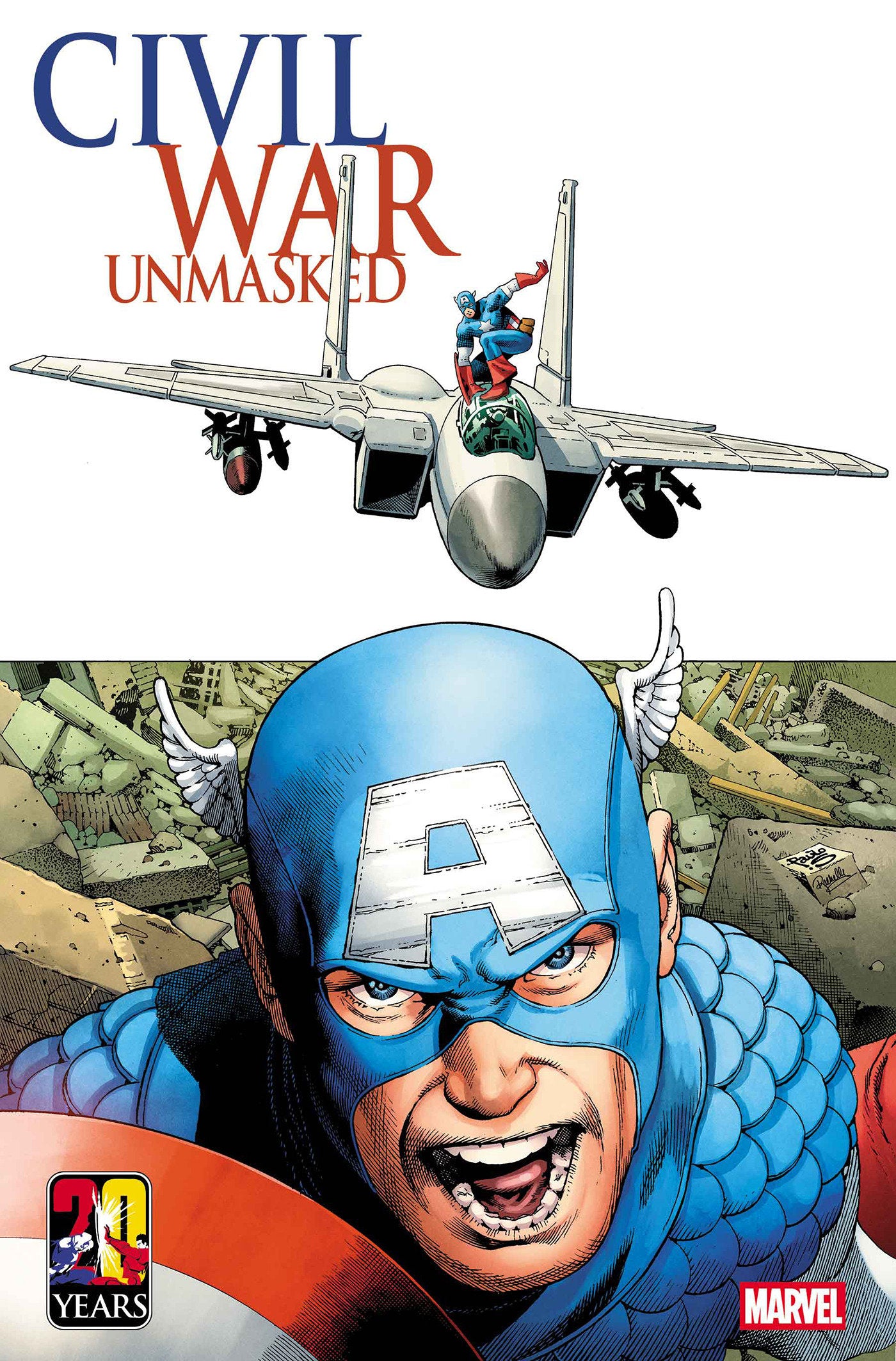 Civil War: Unmasked #3 Paulo Siqueira 5 Part Connecting Variant | L.A. Mood Comics and Games
