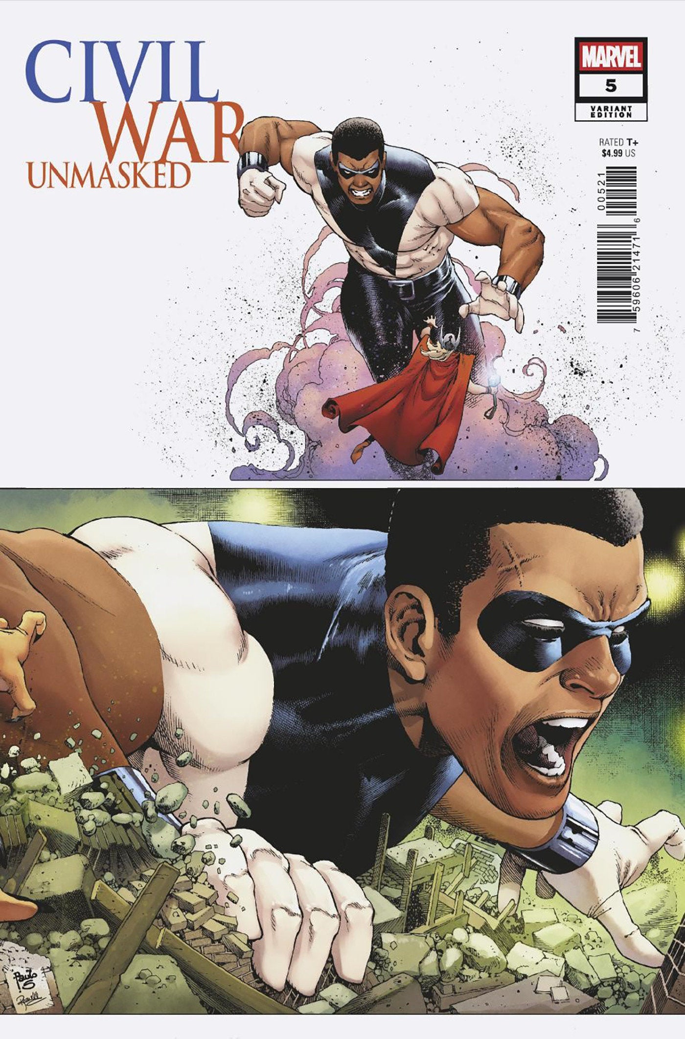 Civil War: Unmasked #5 Paulo Siqueira 5 Part Connecting Variant | L.A. Mood Comics and Games