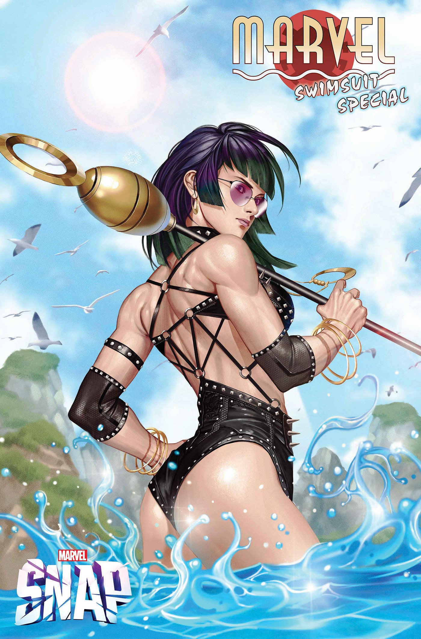 Marvel Swimsuit Special: Brand New Beach Day #1 Inhyuk Lee Marvel Snap Swimsuit Variant | L.A. Mood Comics and Games
