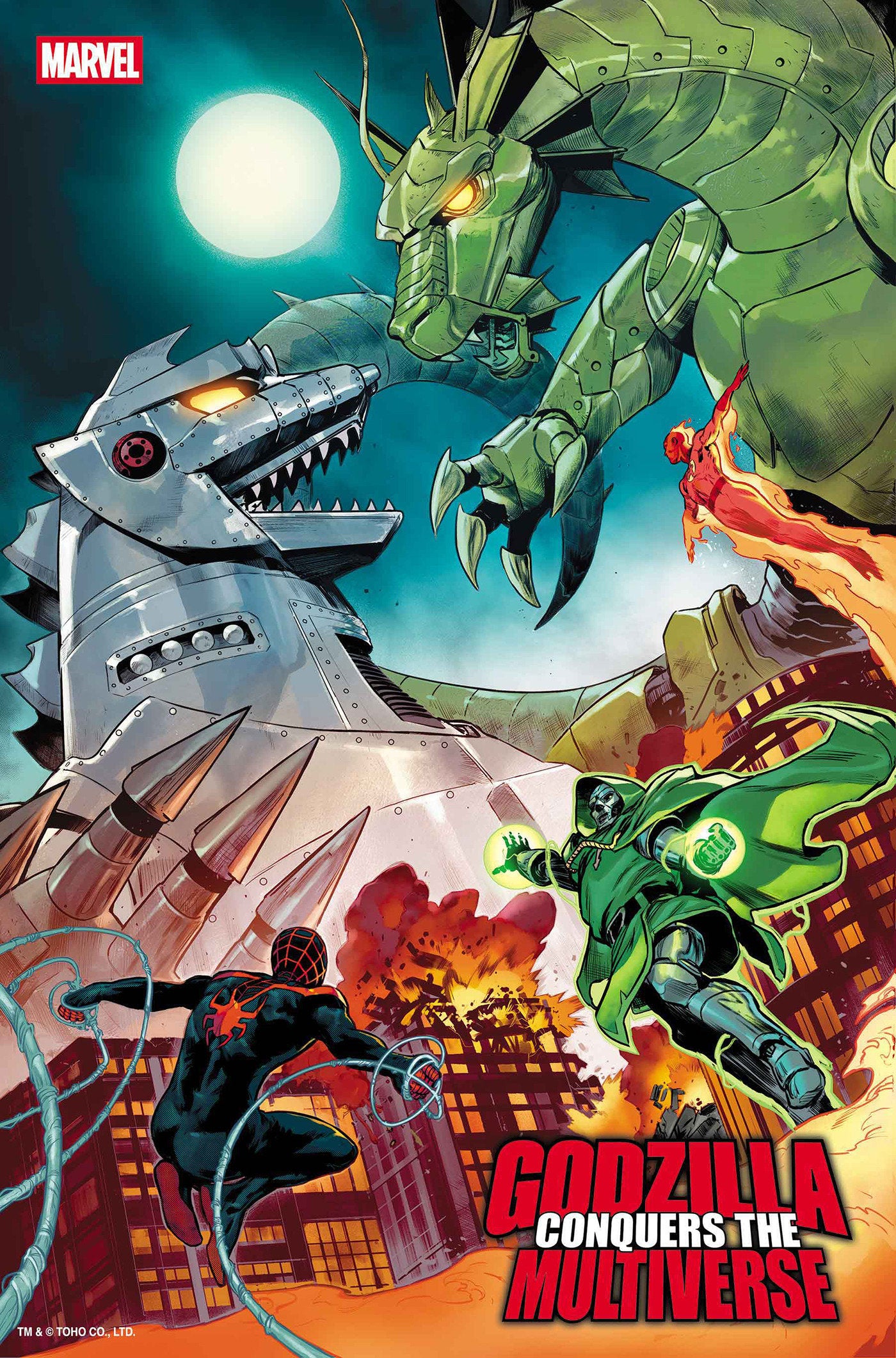 Godzilla Conquers The Multiverse #1 Juan Frigeri Foil Variant | L.A. Mood Comics and Games