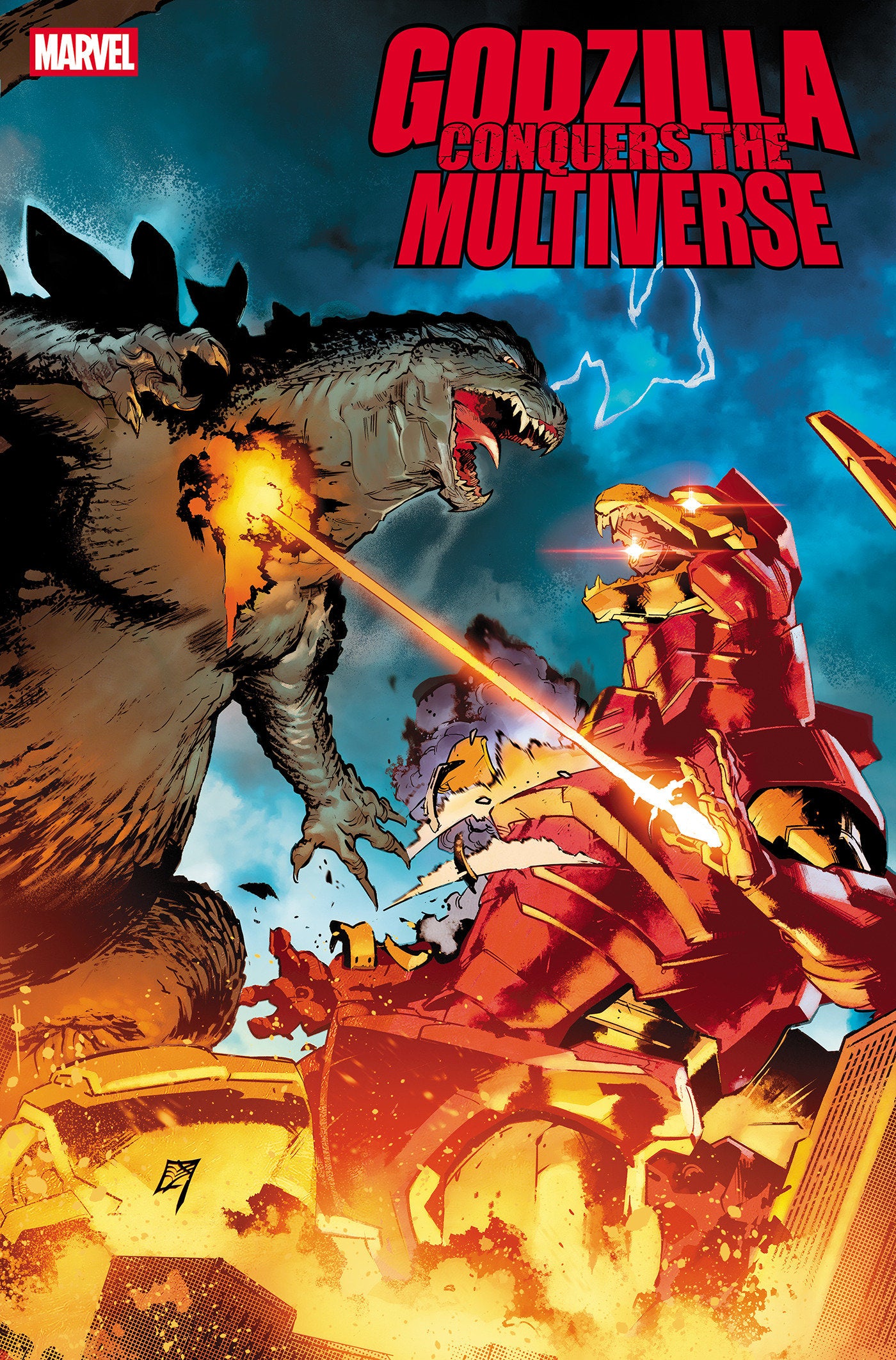 Godzilla Conquers The Multiverse #2 C.F. Villa Heisei vs Marvel Variant | L.A. Mood Comics and Games