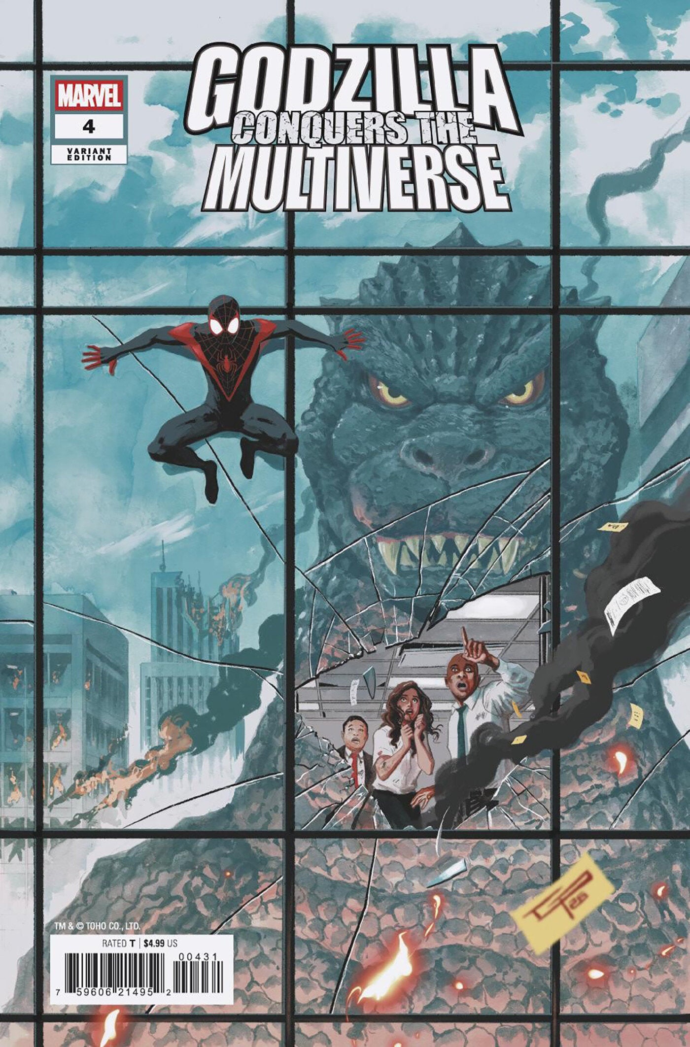Godzilla Conquers The Multiverse #4 German Peralta Variant | L.A. Mood Comics and Games