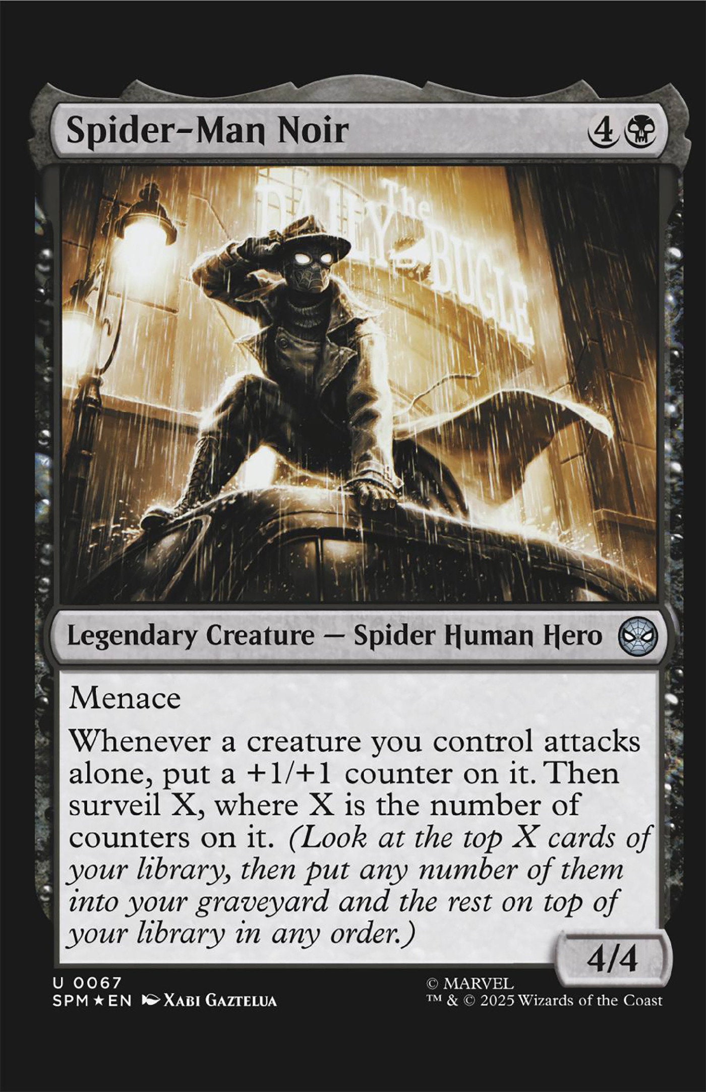 Punisher #4 Xabi Gaztelua Magic: The Gathering Variant | L.A. Mood Comics and Games