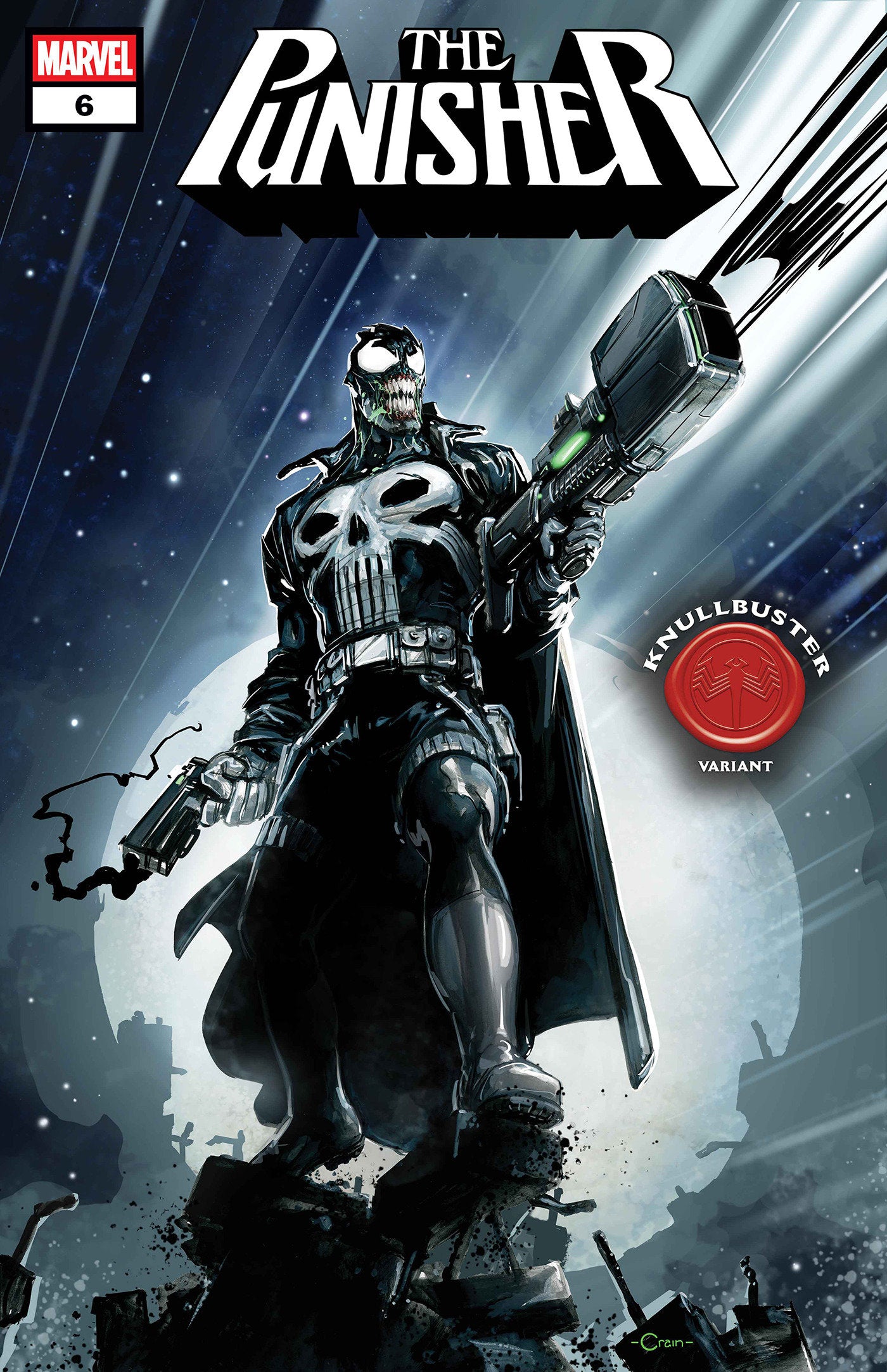 Punisher #6 Clayton Crain Knullbuster Variant | L.A. Mood Comics and Games