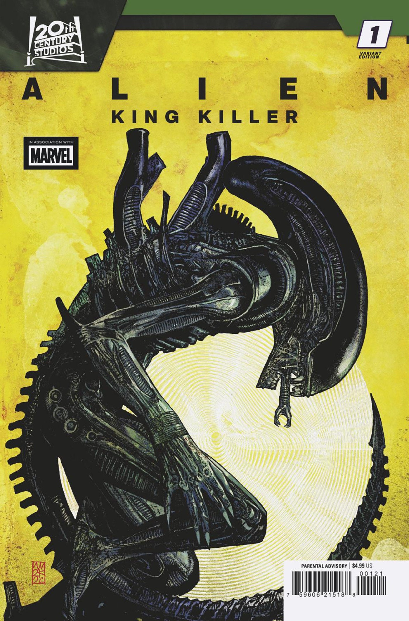 Alien: King Killer #1 Alex Maleev Variant | L.A. Mood Comics and Games