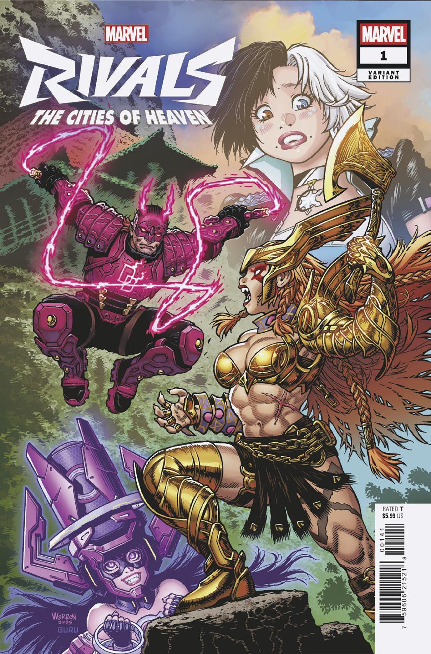 Marvel Rivals: The Cities Of Heaven #1 Adam Warren Variant | L.A. Mood Comics and Games