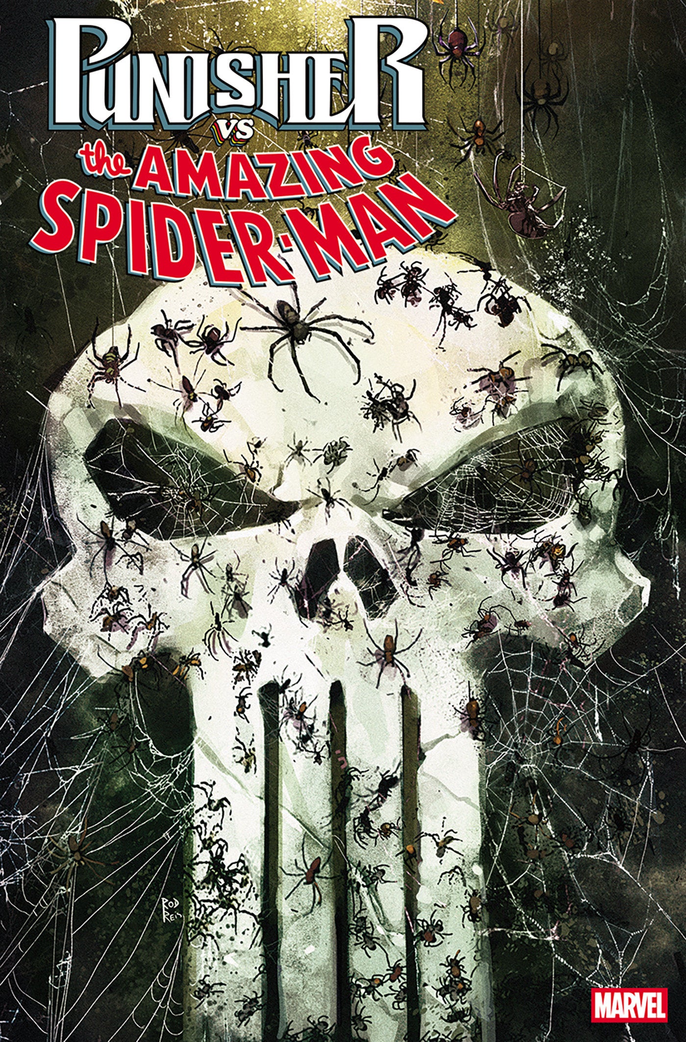 Punisher vs. Spider-Man #2 Rod Reis Variant | L.A. Mood Comics and Games